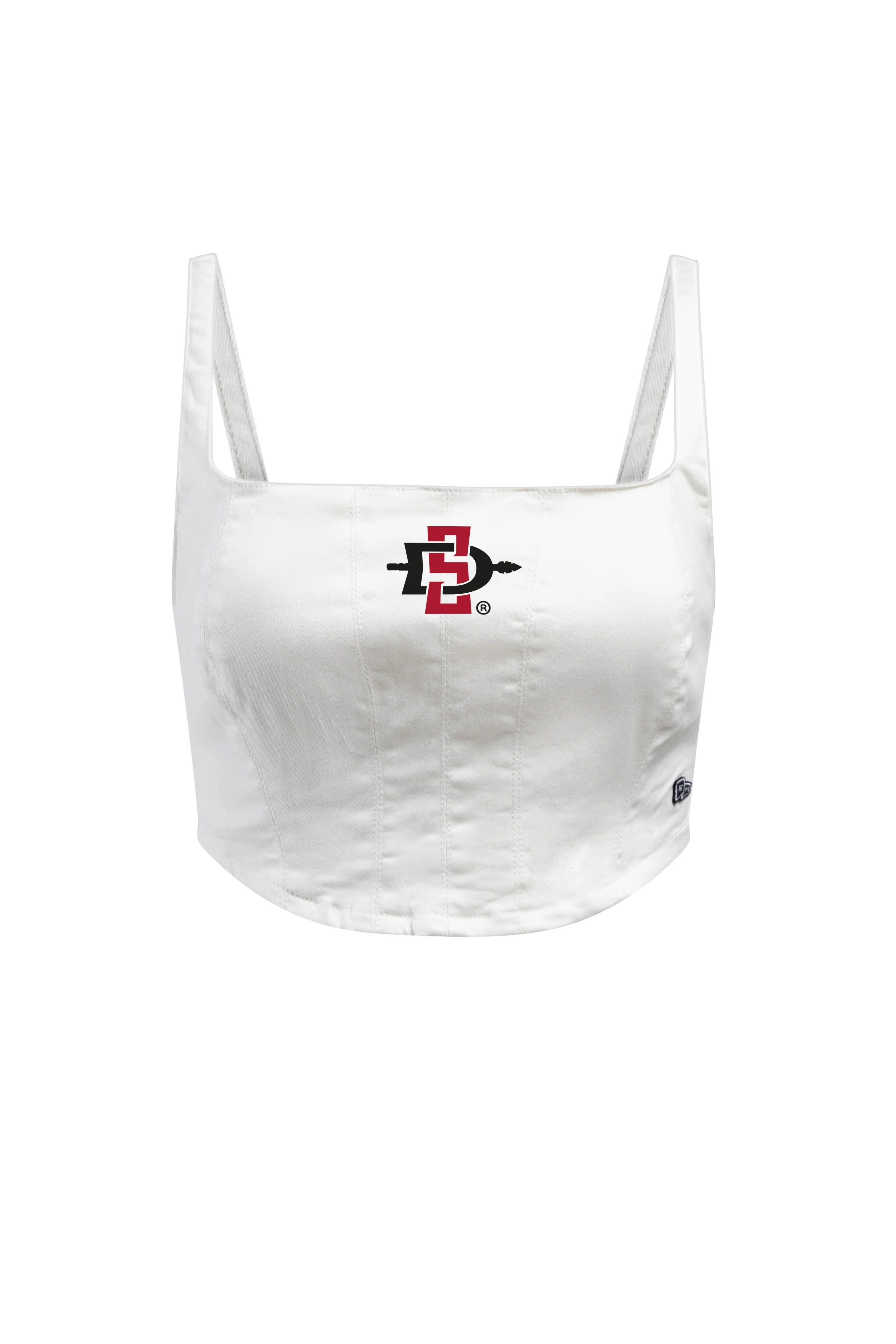 San Diego State University Denim Corset - Image 3