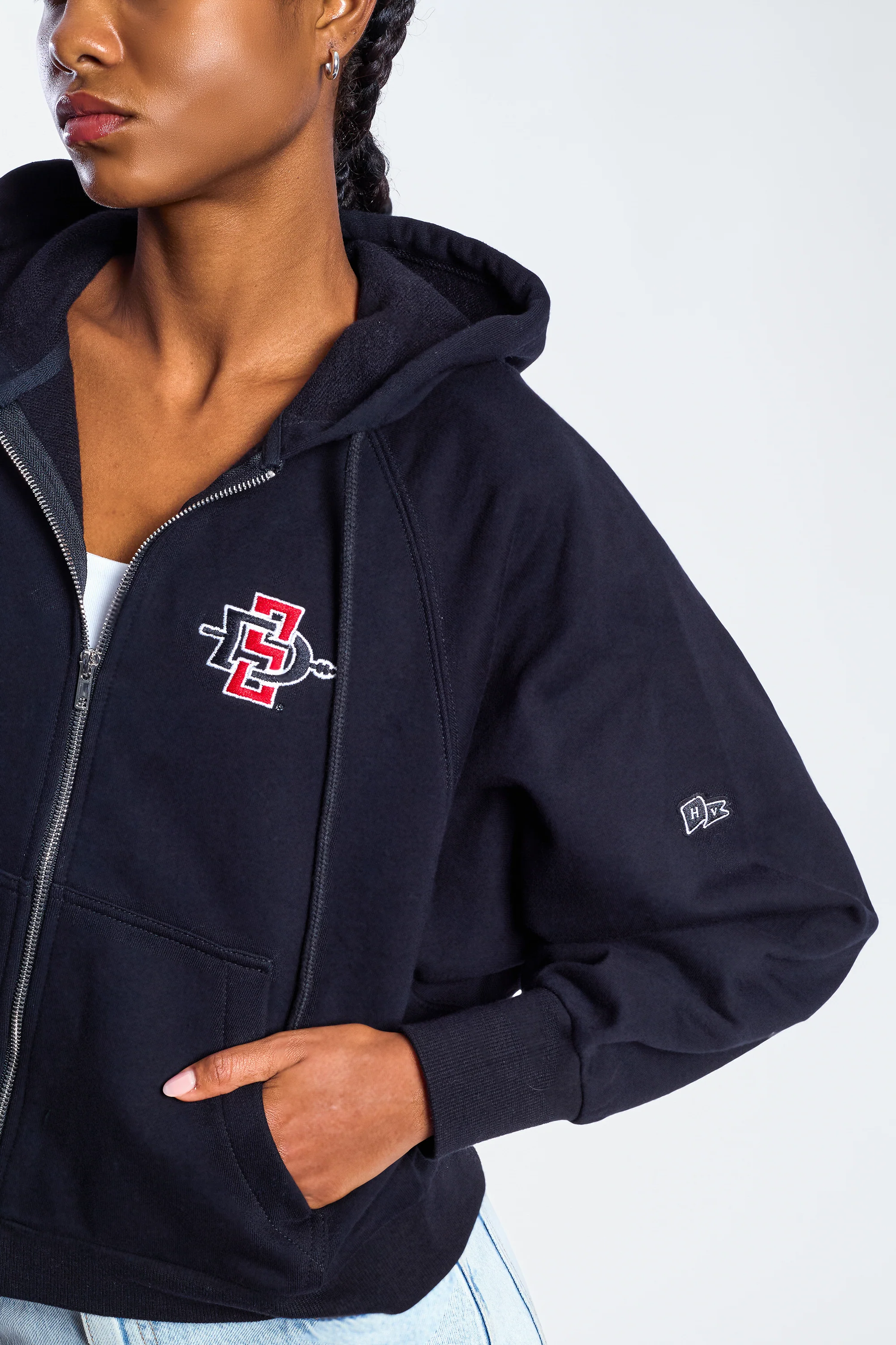 SDSU Raglan Zip-Up - Image 3