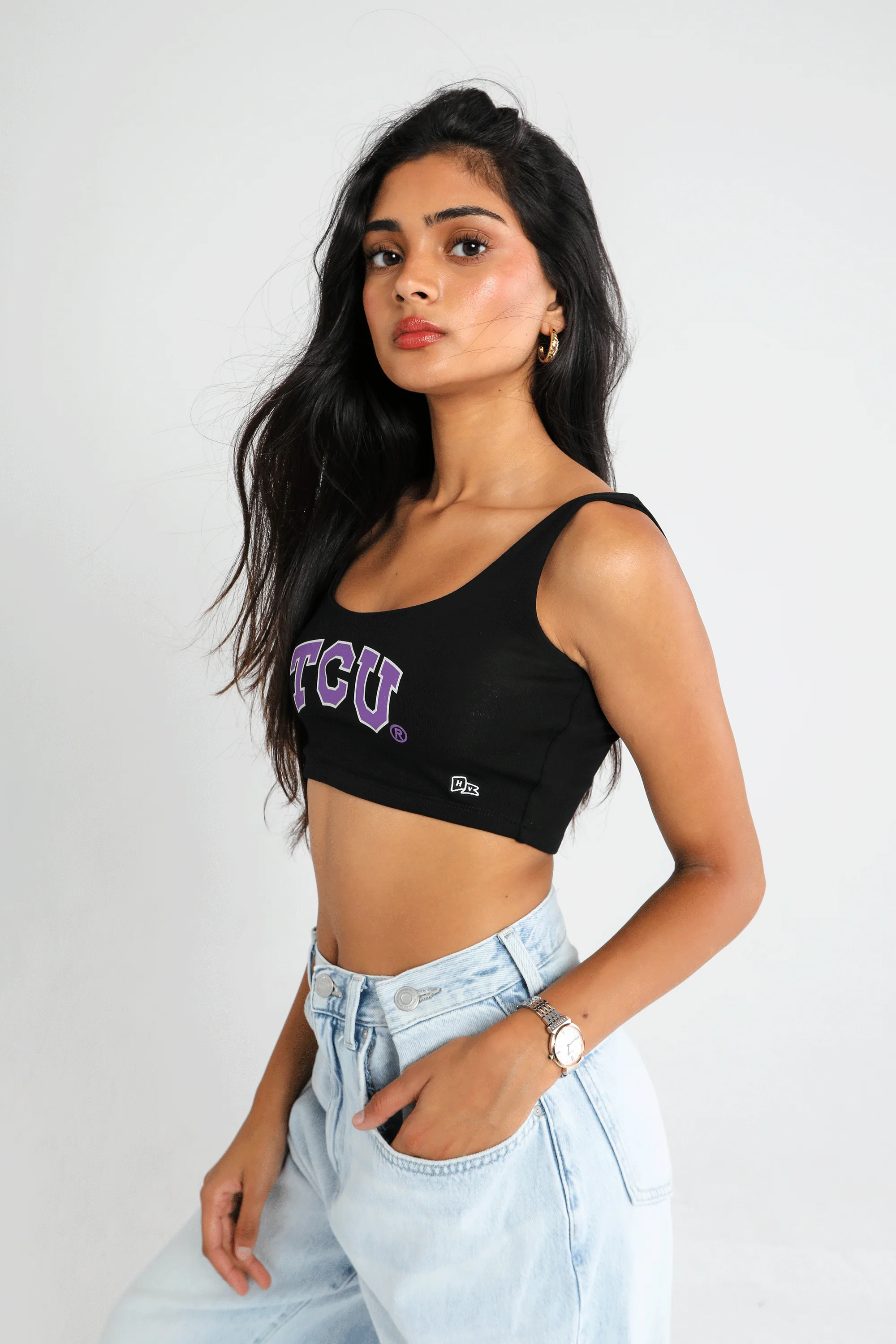 TCU | Scoop Neck Crop Top - Image 2