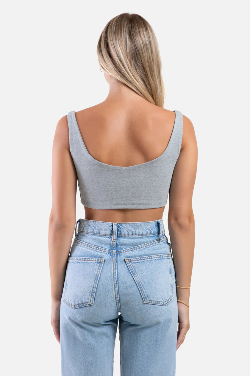 Texas A&M | Scoop Neck Crop Top - Image 3