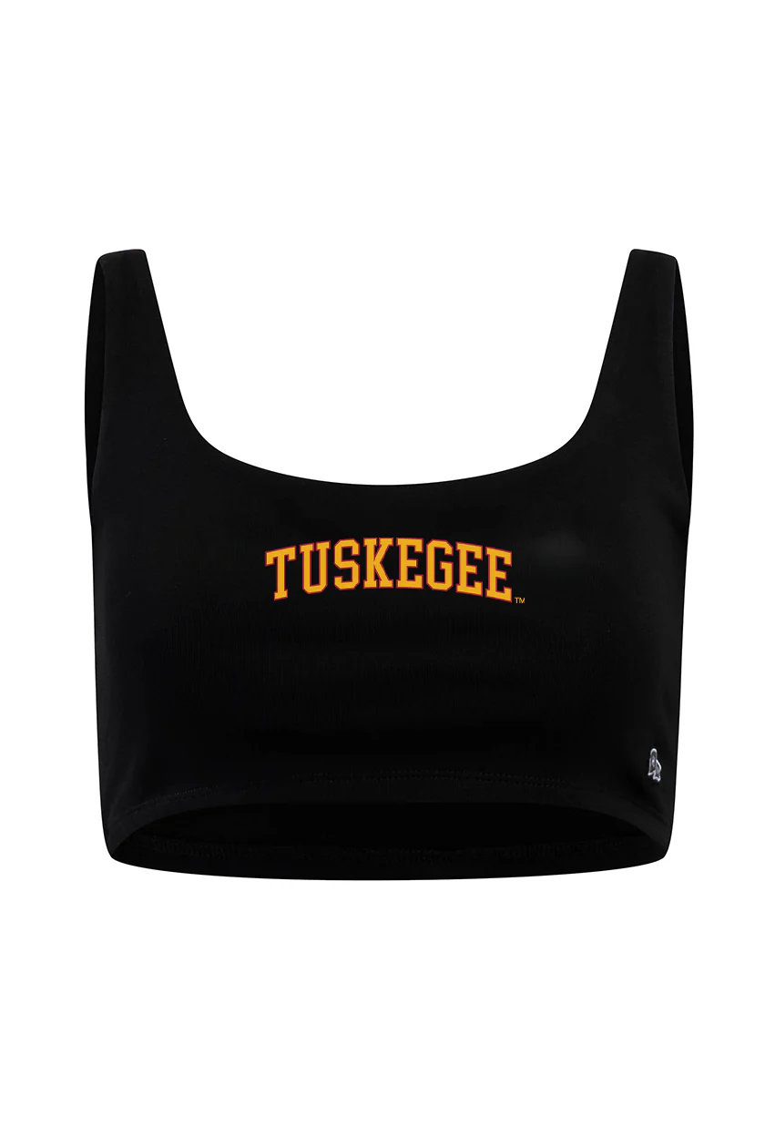 Tuskegee University Scoop Neck Crop Top - Image 3