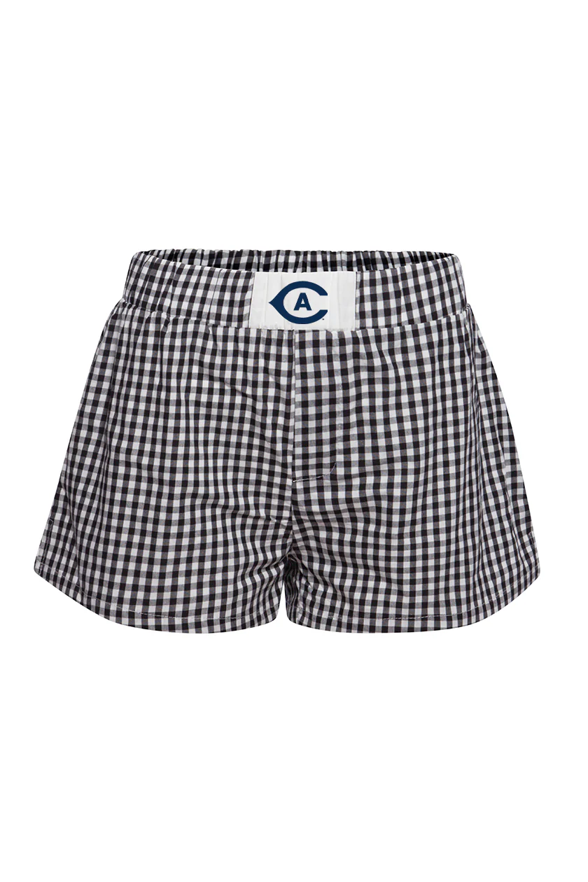 UC Davis Gameday Gingham Shorts - Image 3