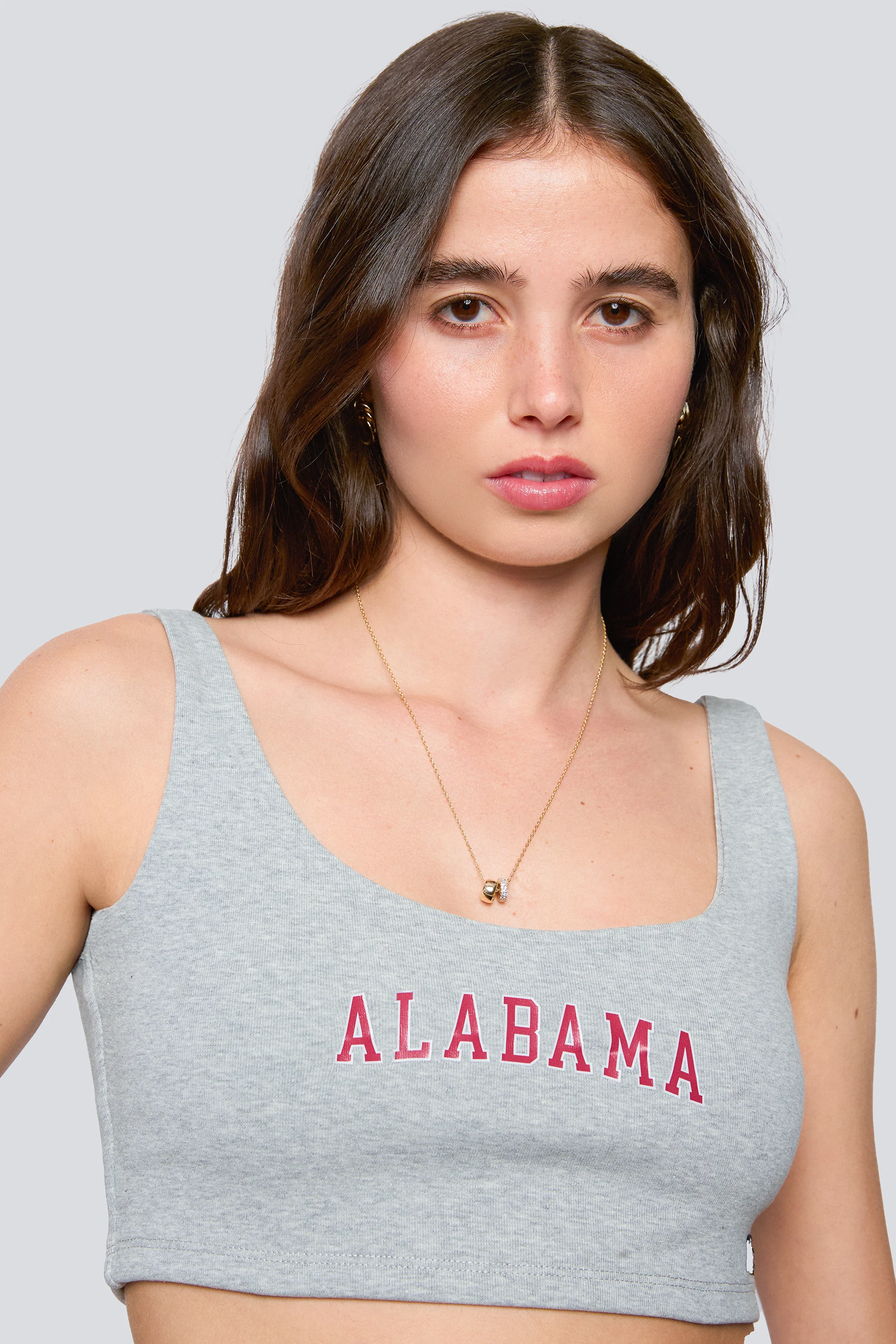 University of Alabama Scoop Neck Crop Top - Image 2