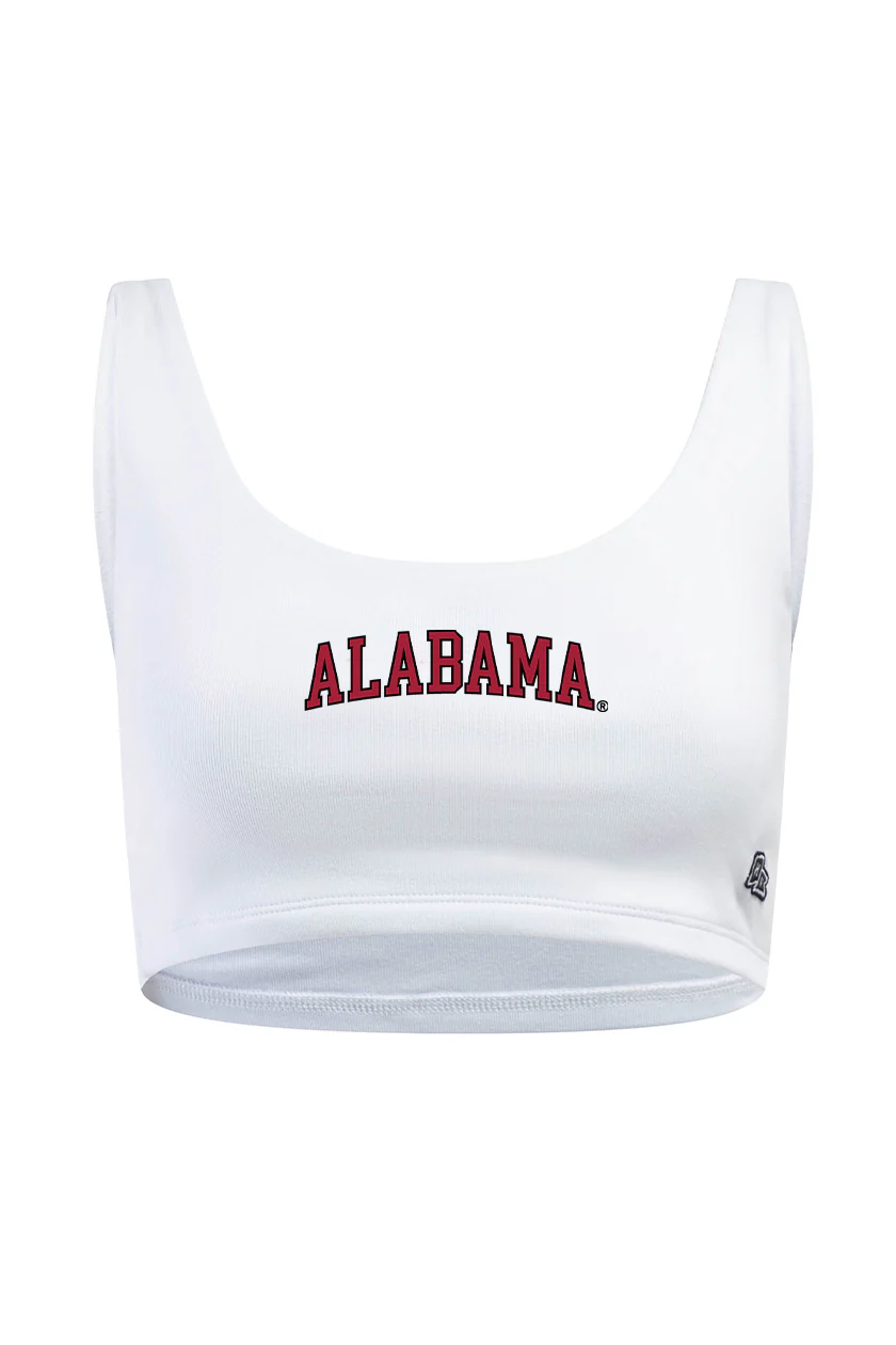 University of Alabama Scoop Neck Crop Top - Image 7
