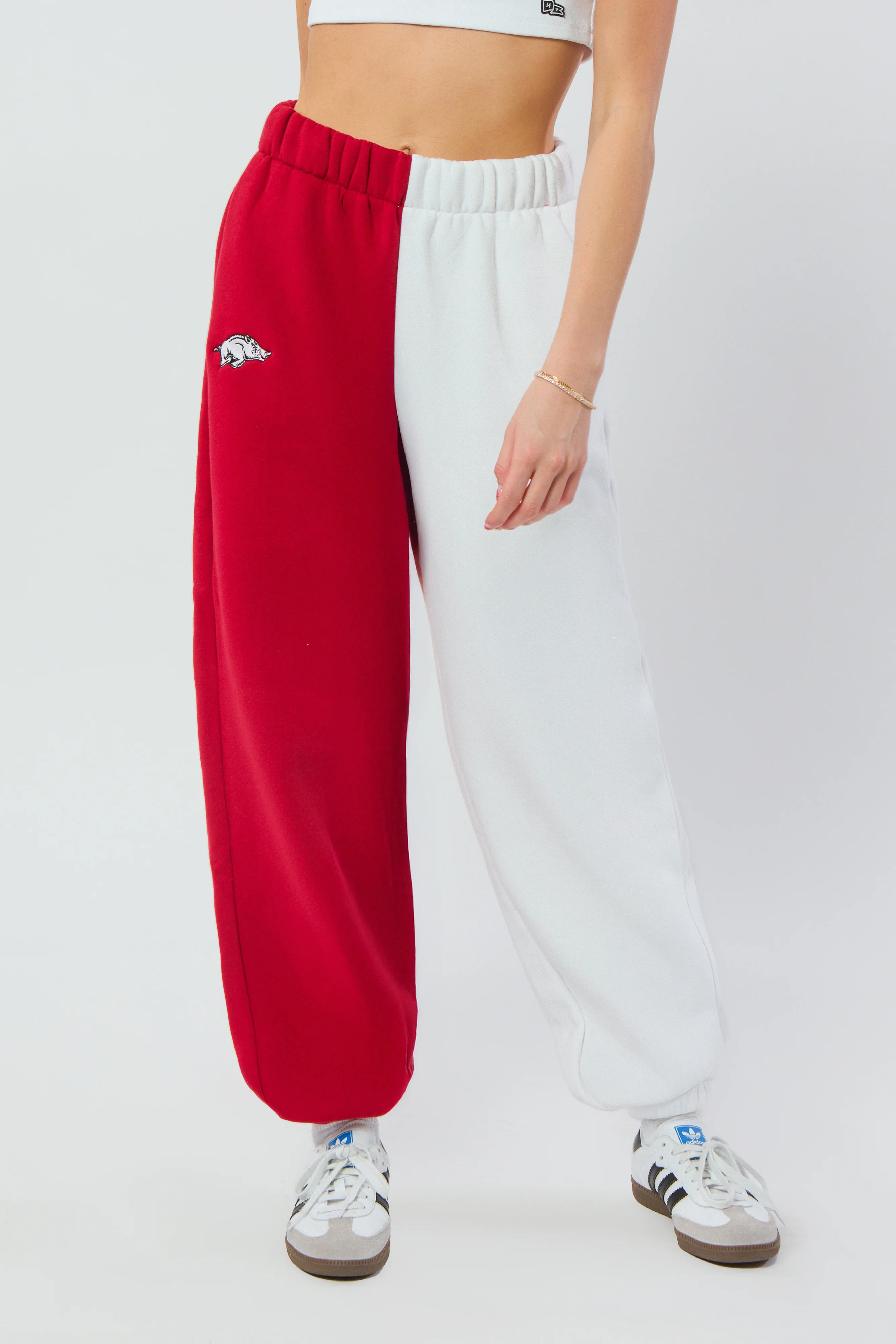University of Arkansas Color-Block Sweats - Image 3
