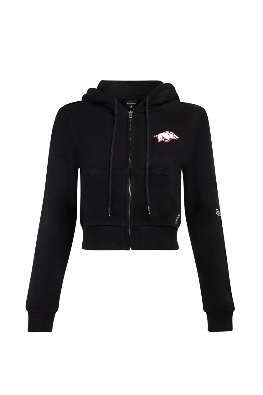 University of Arkansas Mia Zip Sweater - Image 3