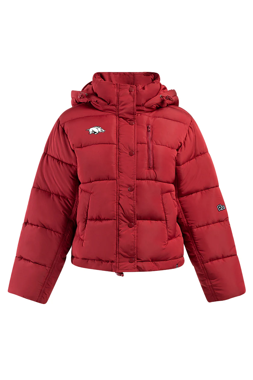 University of Arkansas Puffer Jacket - Image 3