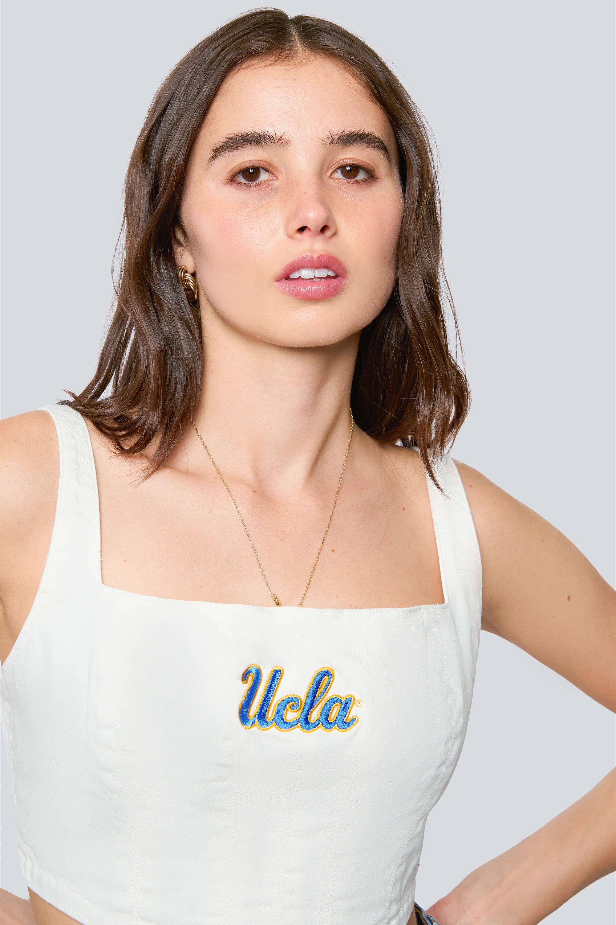 UCLA Denim Corset - Image 2