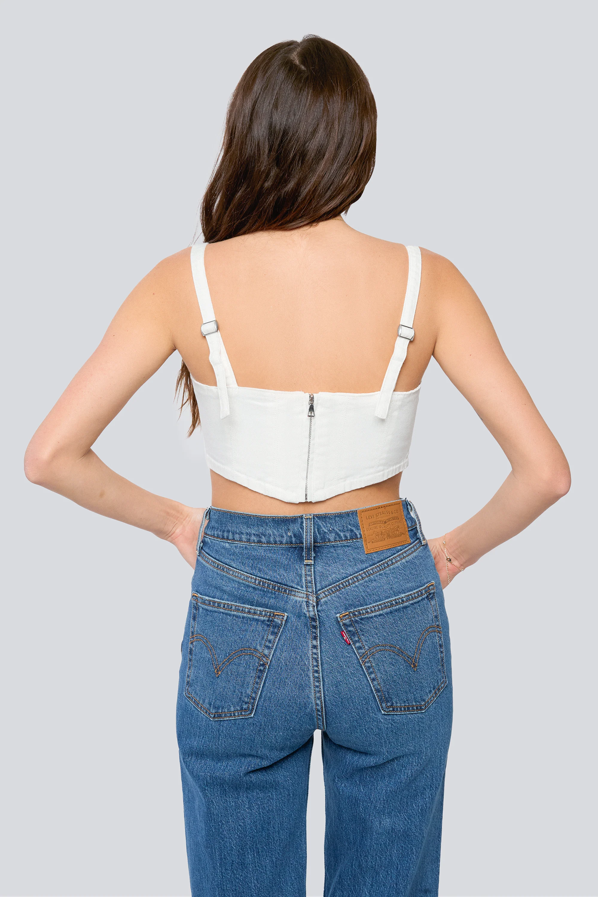 UCLA Denim Corset - Image 4