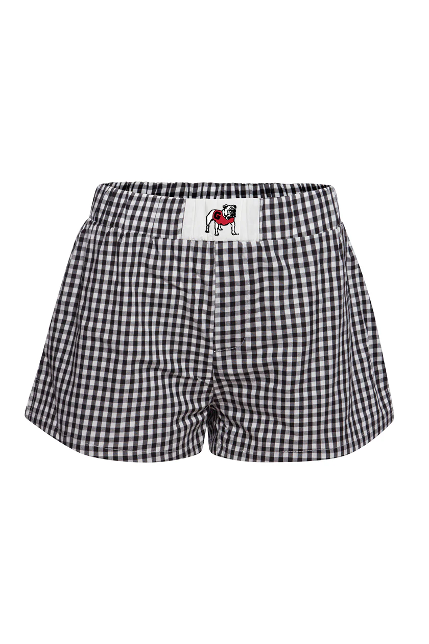 University of Georgia Gameday Gingham Shorts - Image 4