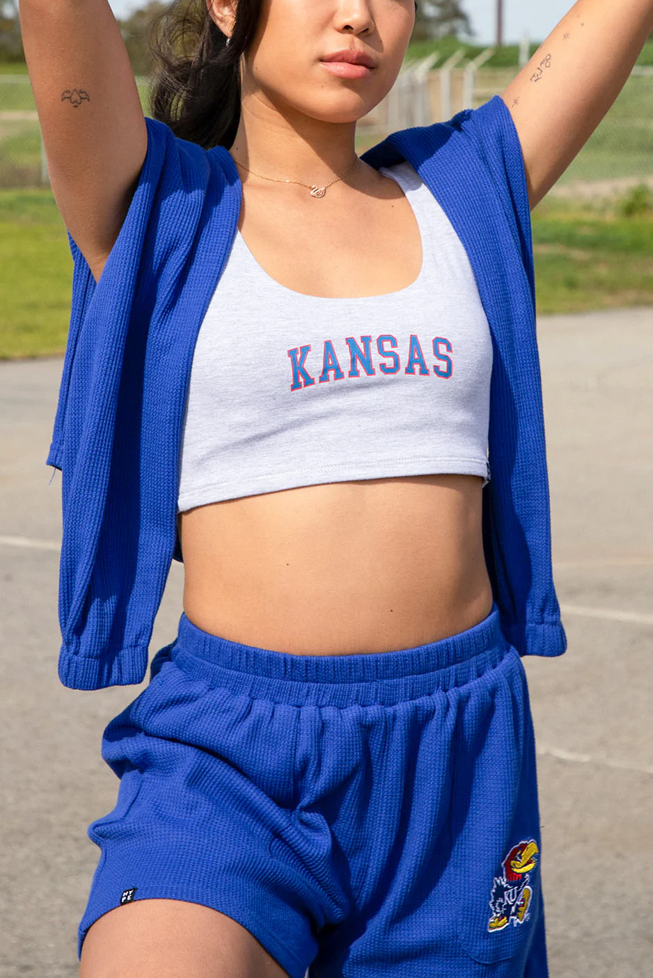 Kansas Scoop Neck Crop Top