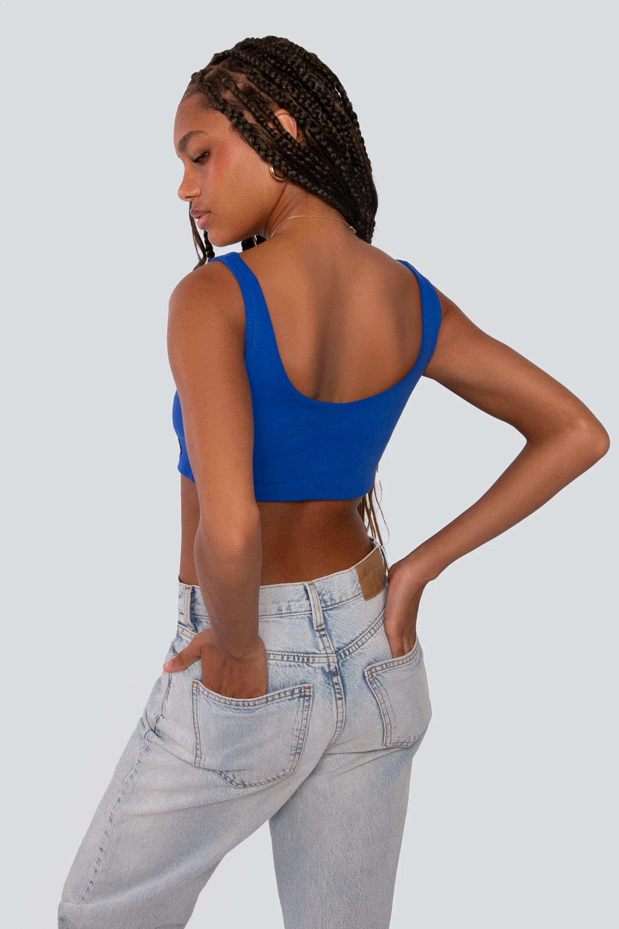 Kentucky Scoop Neck Crop Top - Image 3