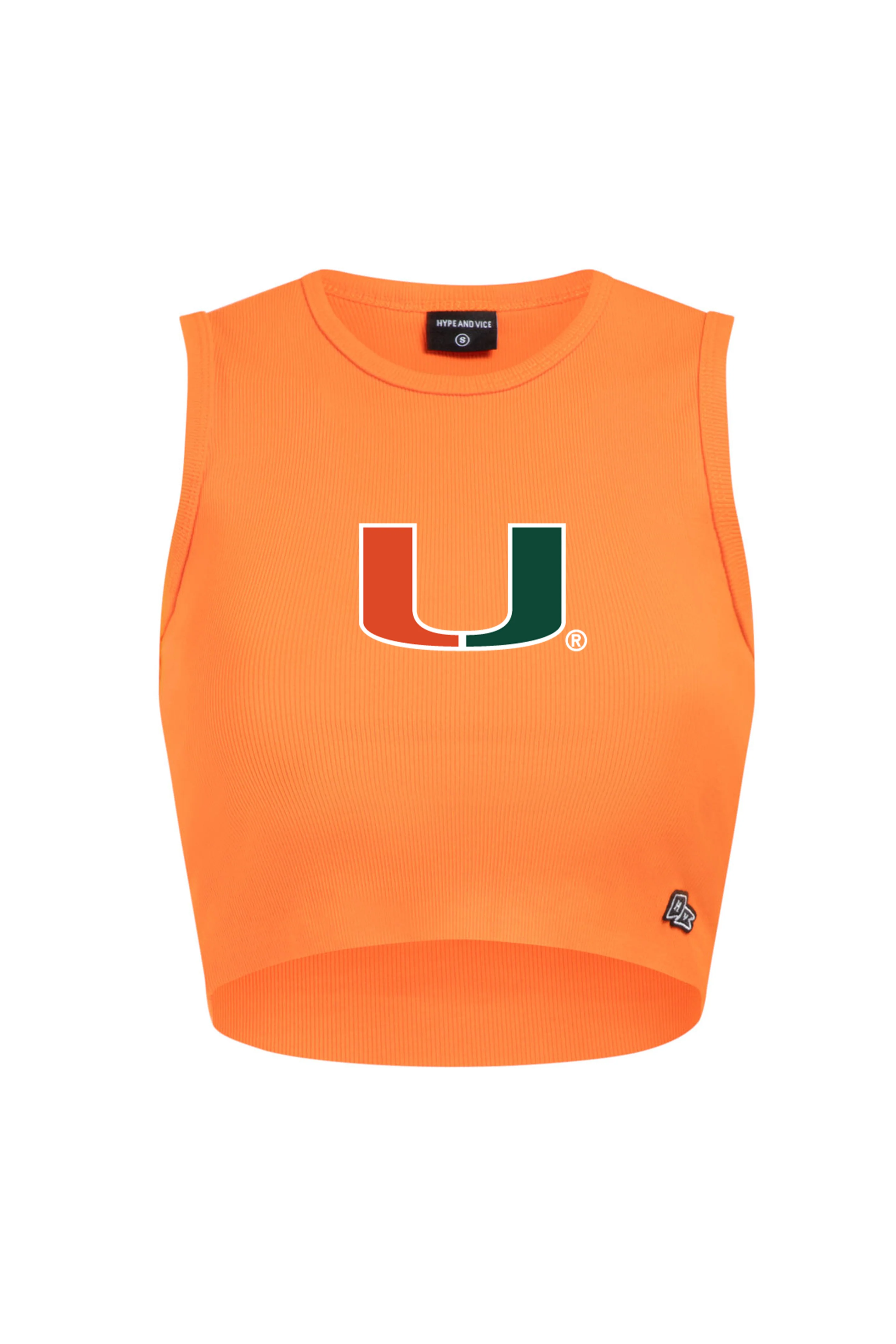 University of Miami Cut Off Tank - Image 4