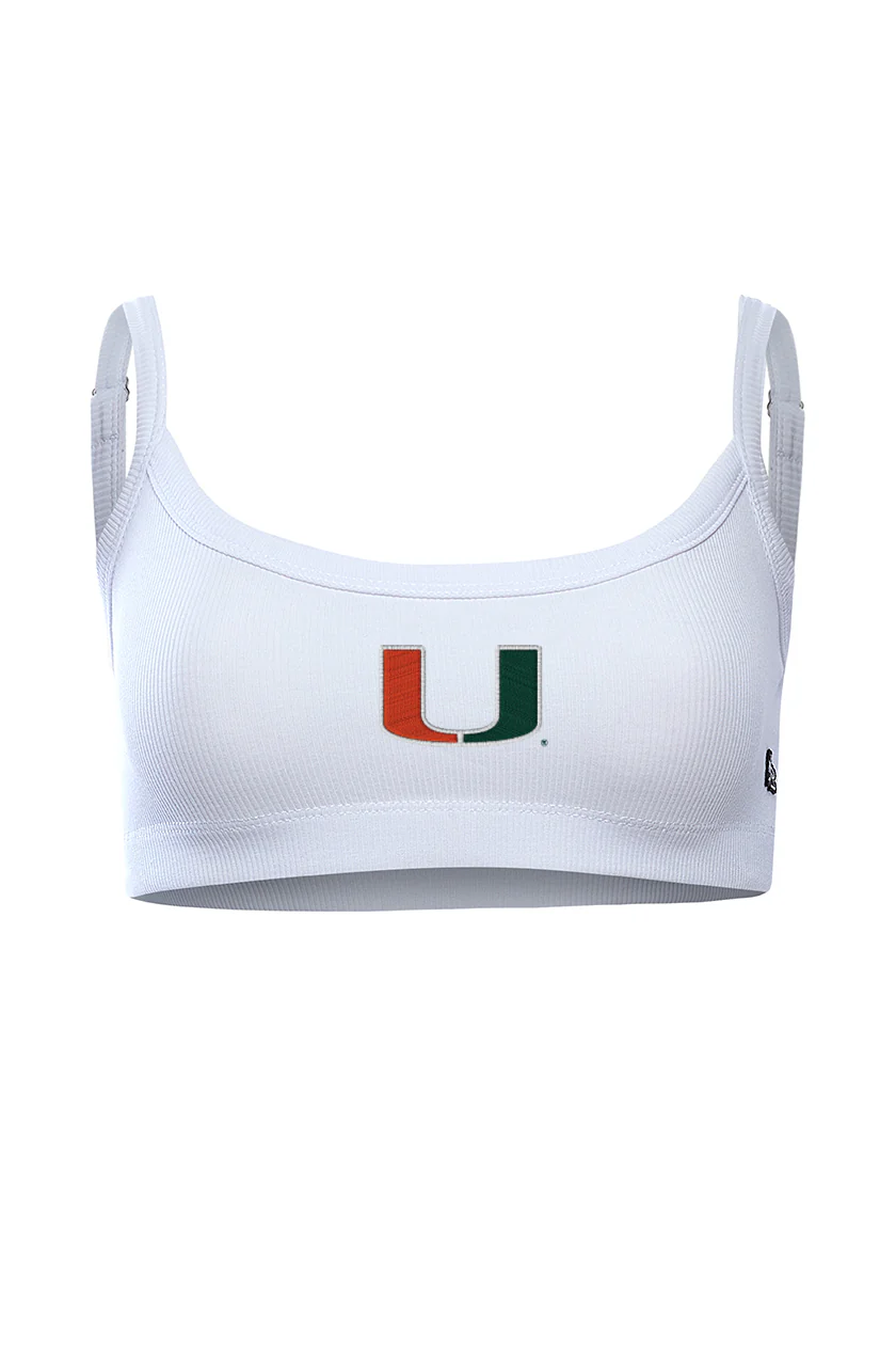 University of Miami Rib Bra Top - Image 6
