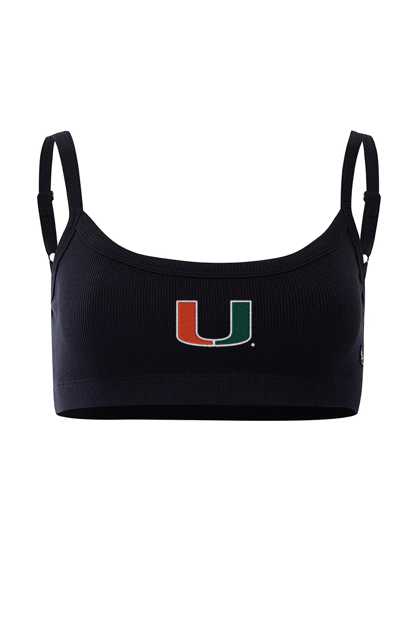 University of Miami Rib Bra Top - Image 8