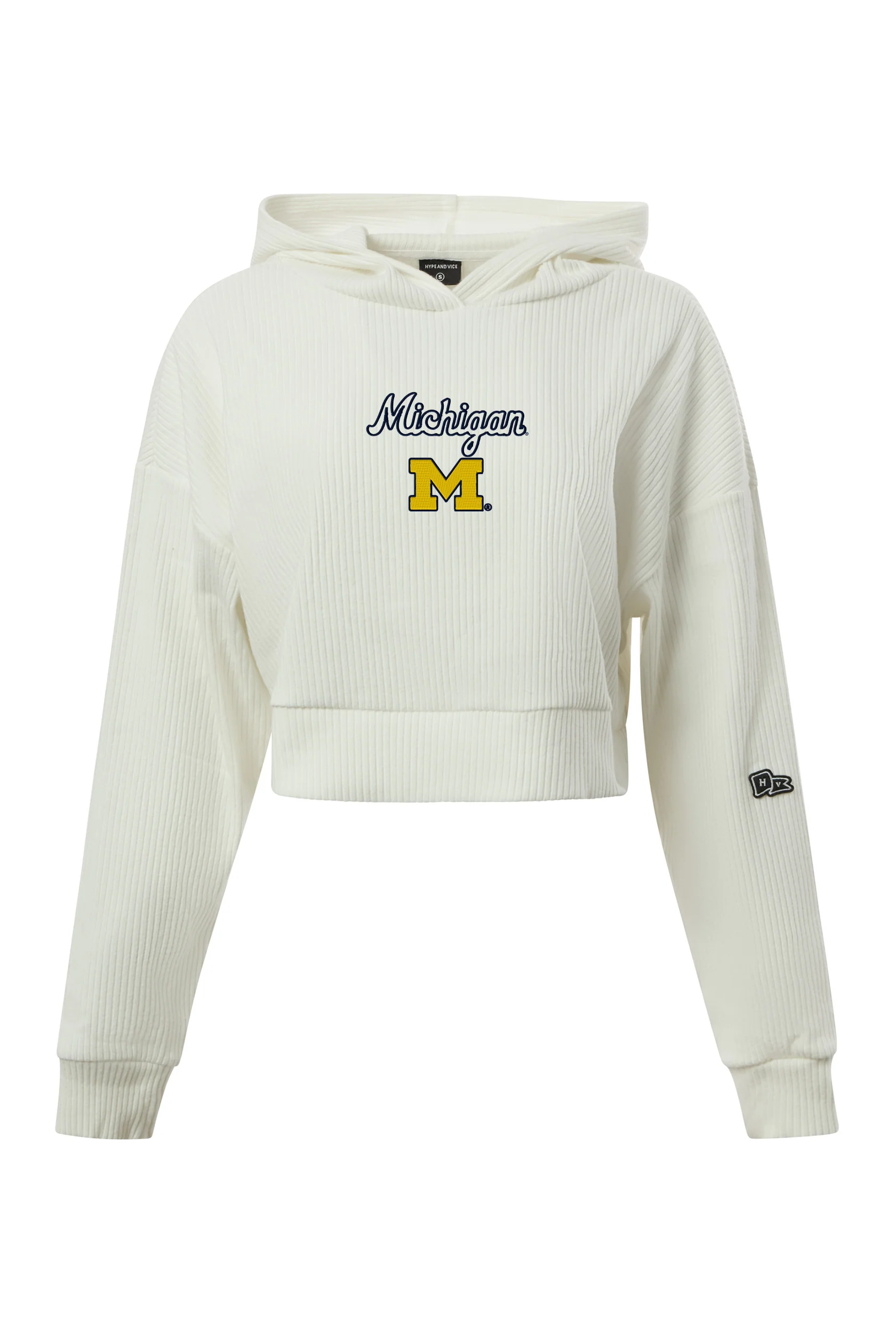 University of Michigan Warm-Up Cropped Hoodie - Image 5