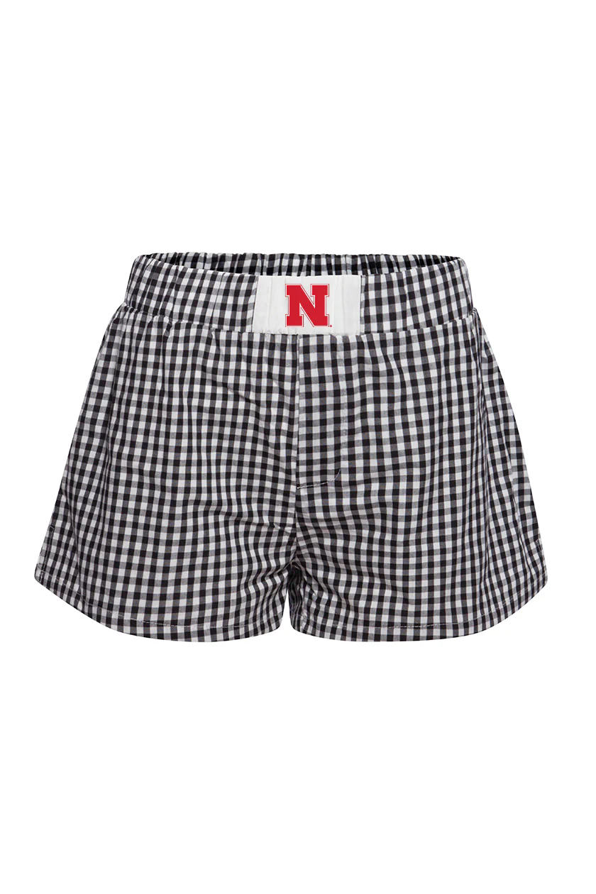 University of Nebraska Gameday Gingham Shorts - Image 3