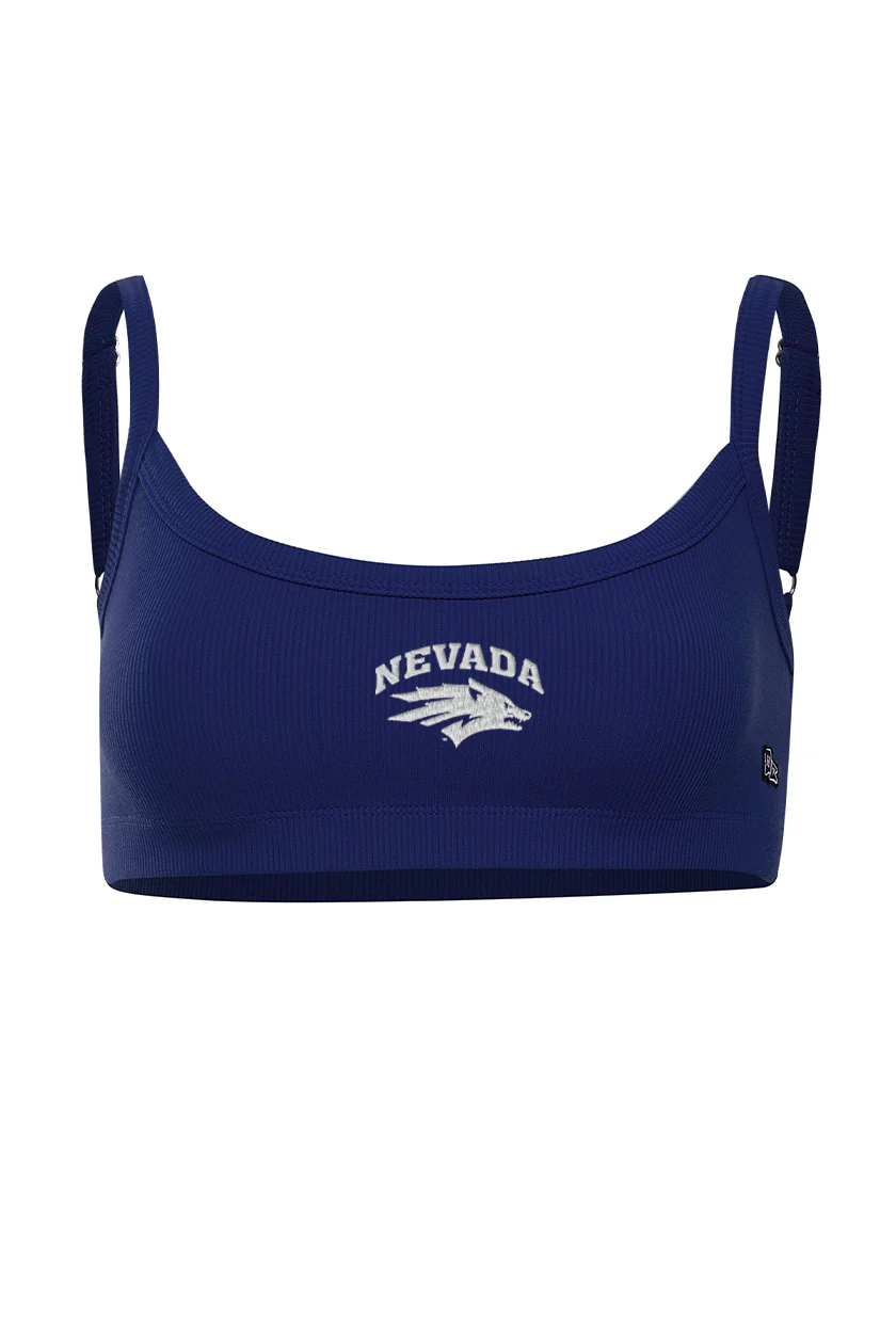 University of Nevada Reno Rib Bra Top - Image 5