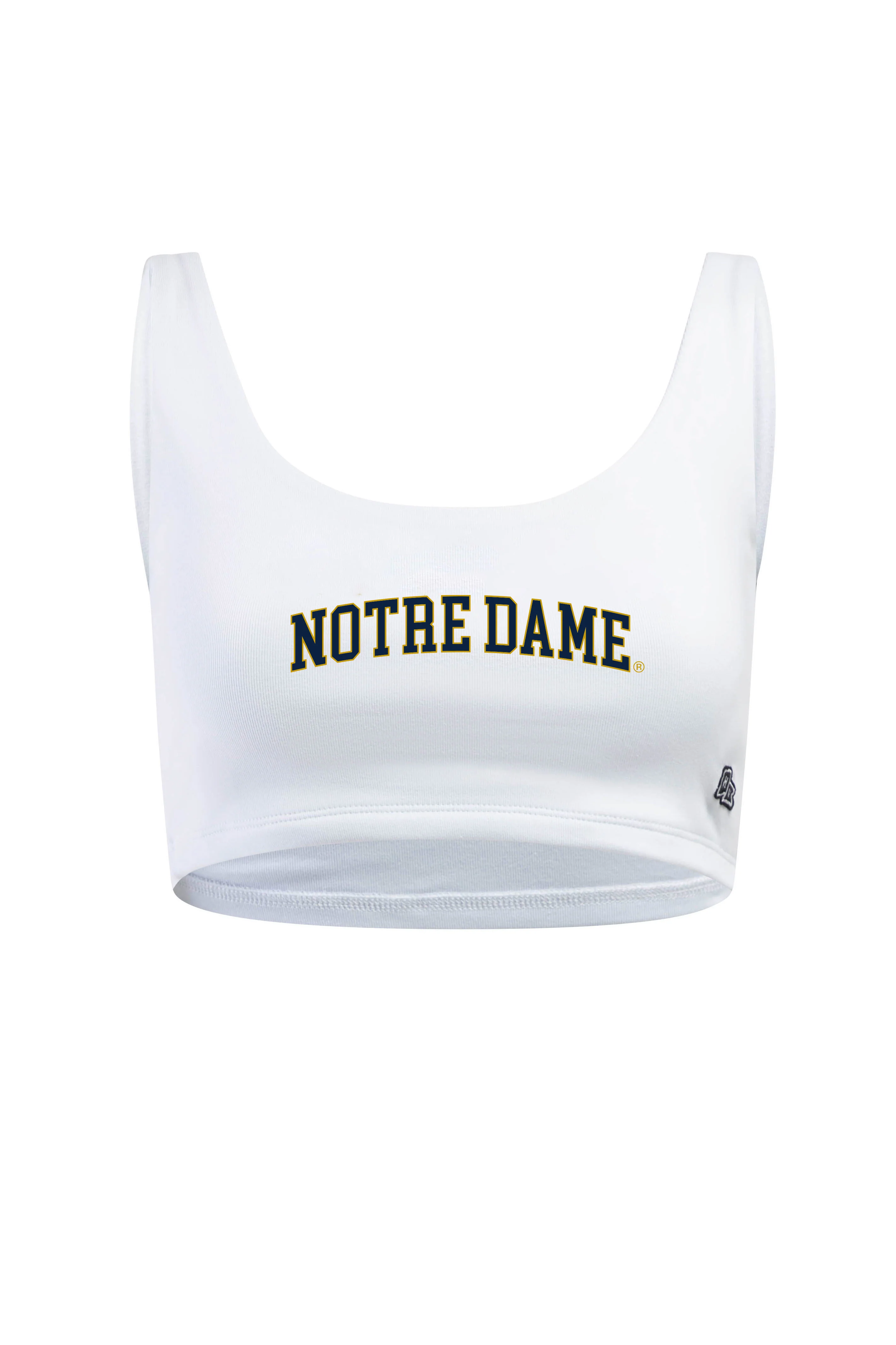 Notre Dame Scoop Neck Crop Top - Image 4