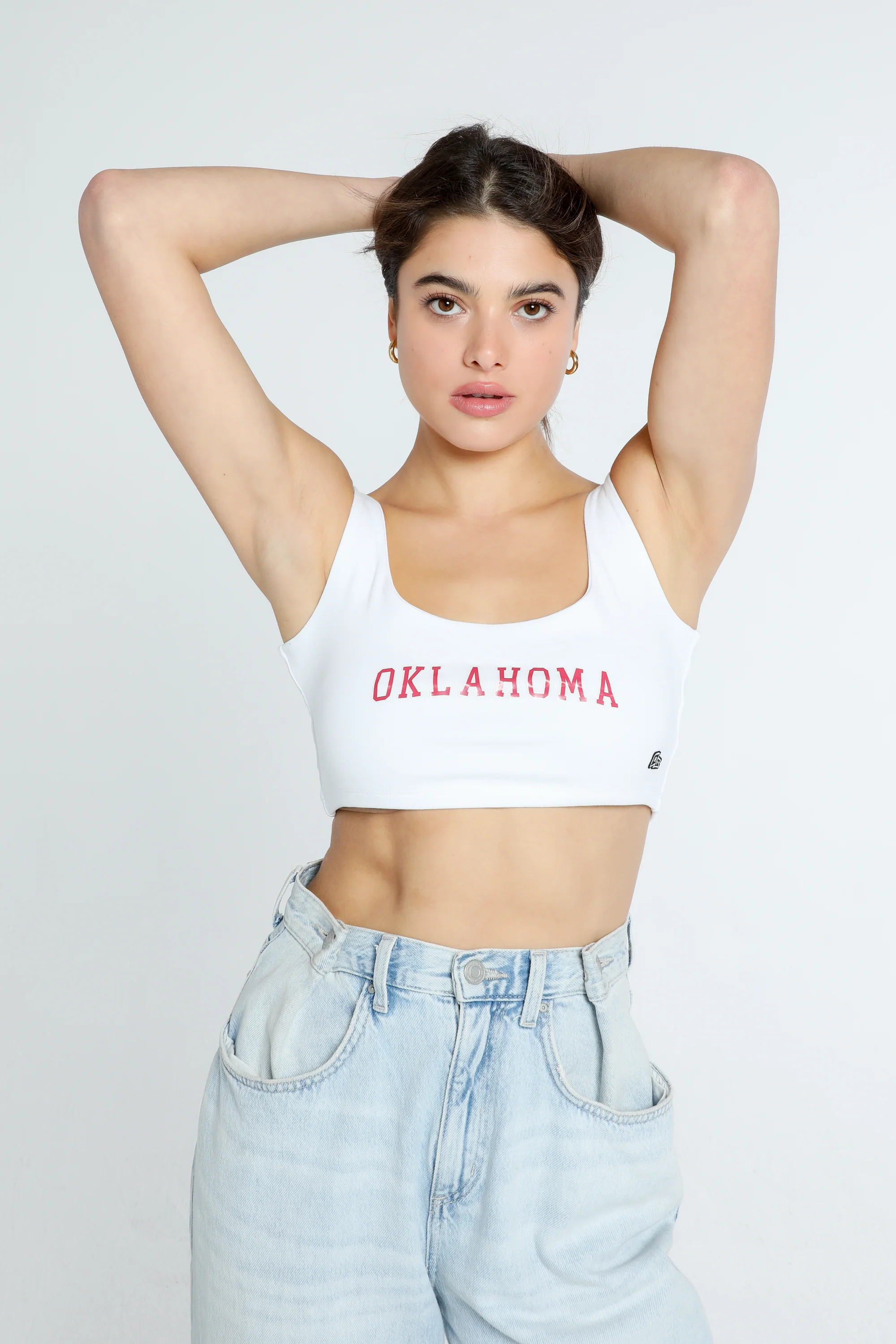 University of Oklahoma | Scoop Neck Crop Top