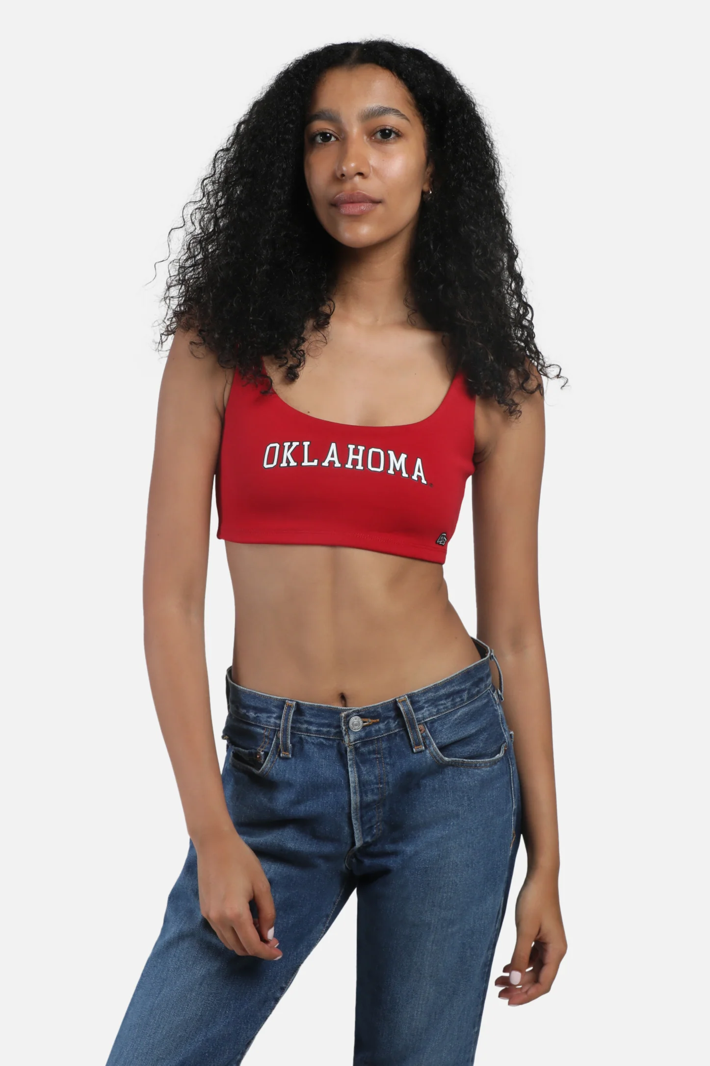 University of Oklahoma | Scoop Neck Crop Top - Image 3