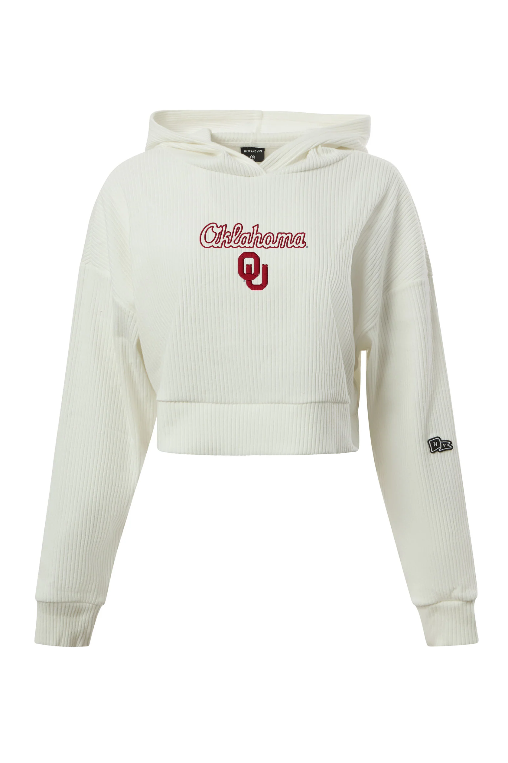University of Oklahoma Warm-Up Cropped Hoodie - Image 4