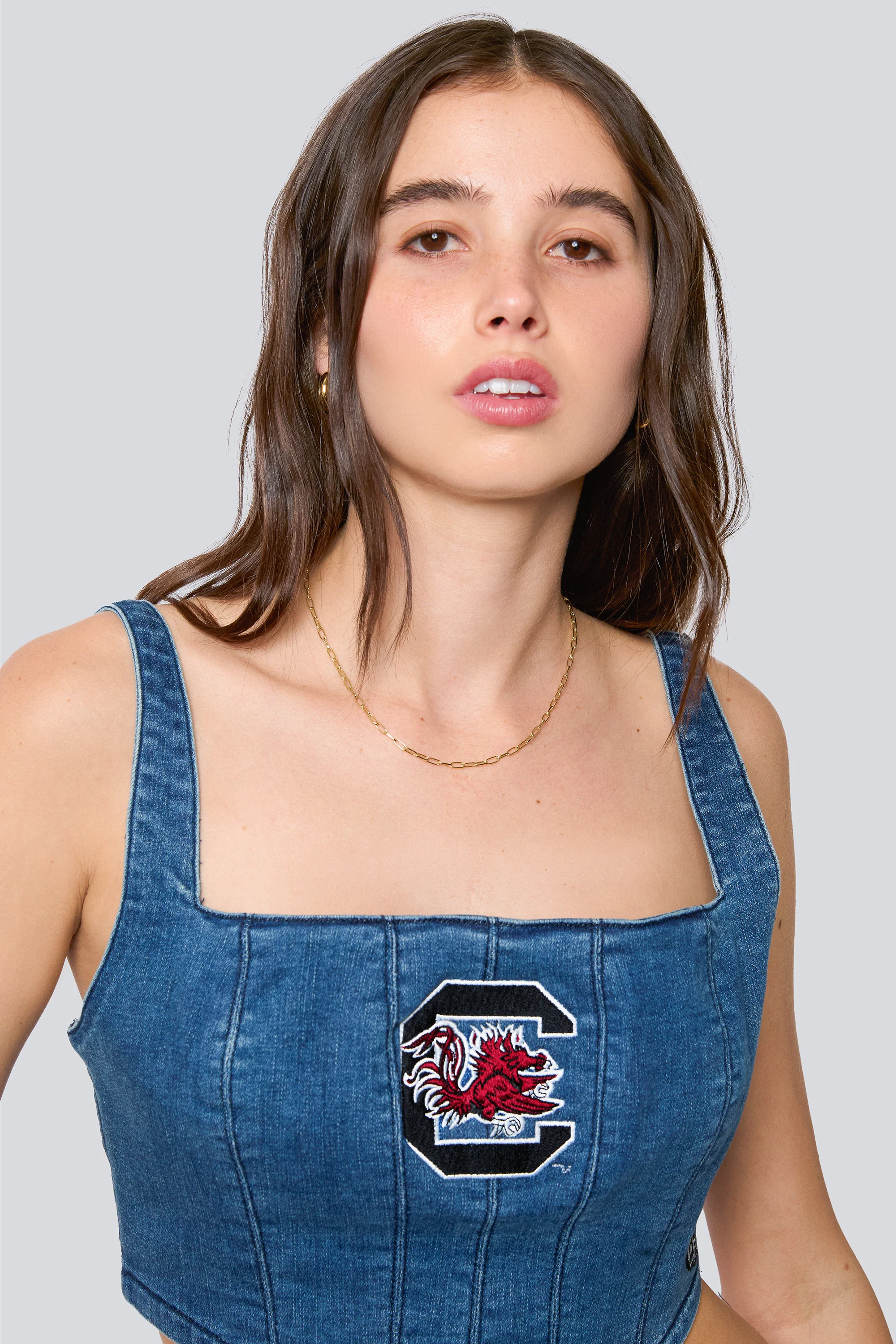 University of South Carolina Denim Corset - Image 2