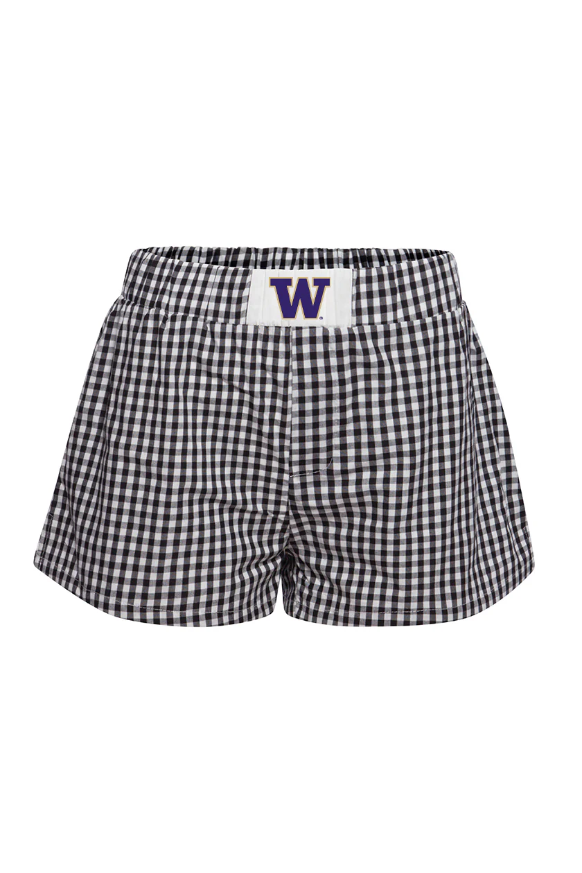 University of Washington Gameday Gingham Shorts