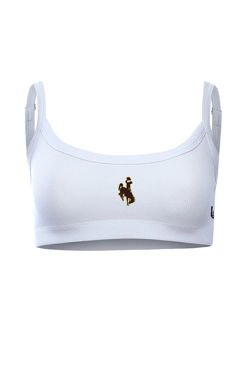 University of Wyoming Rib Bra Top