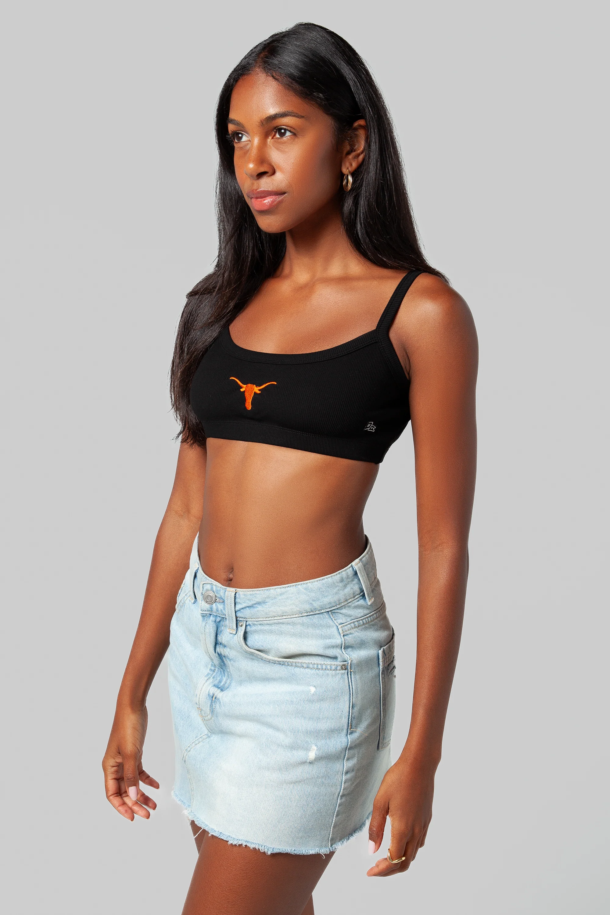 UT Austin Rib Bra Top - Image 2
