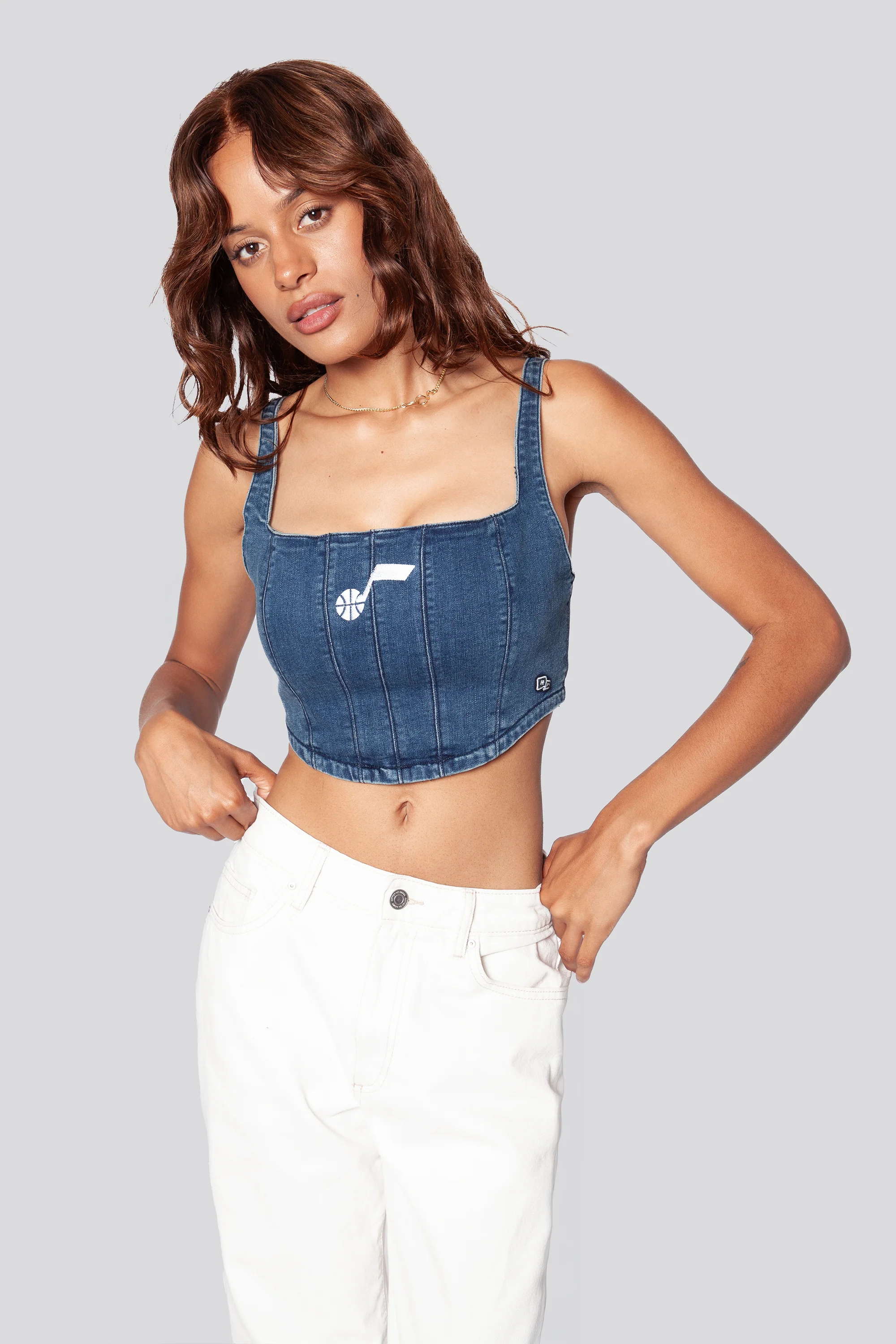Utah Jazz Denim Corset