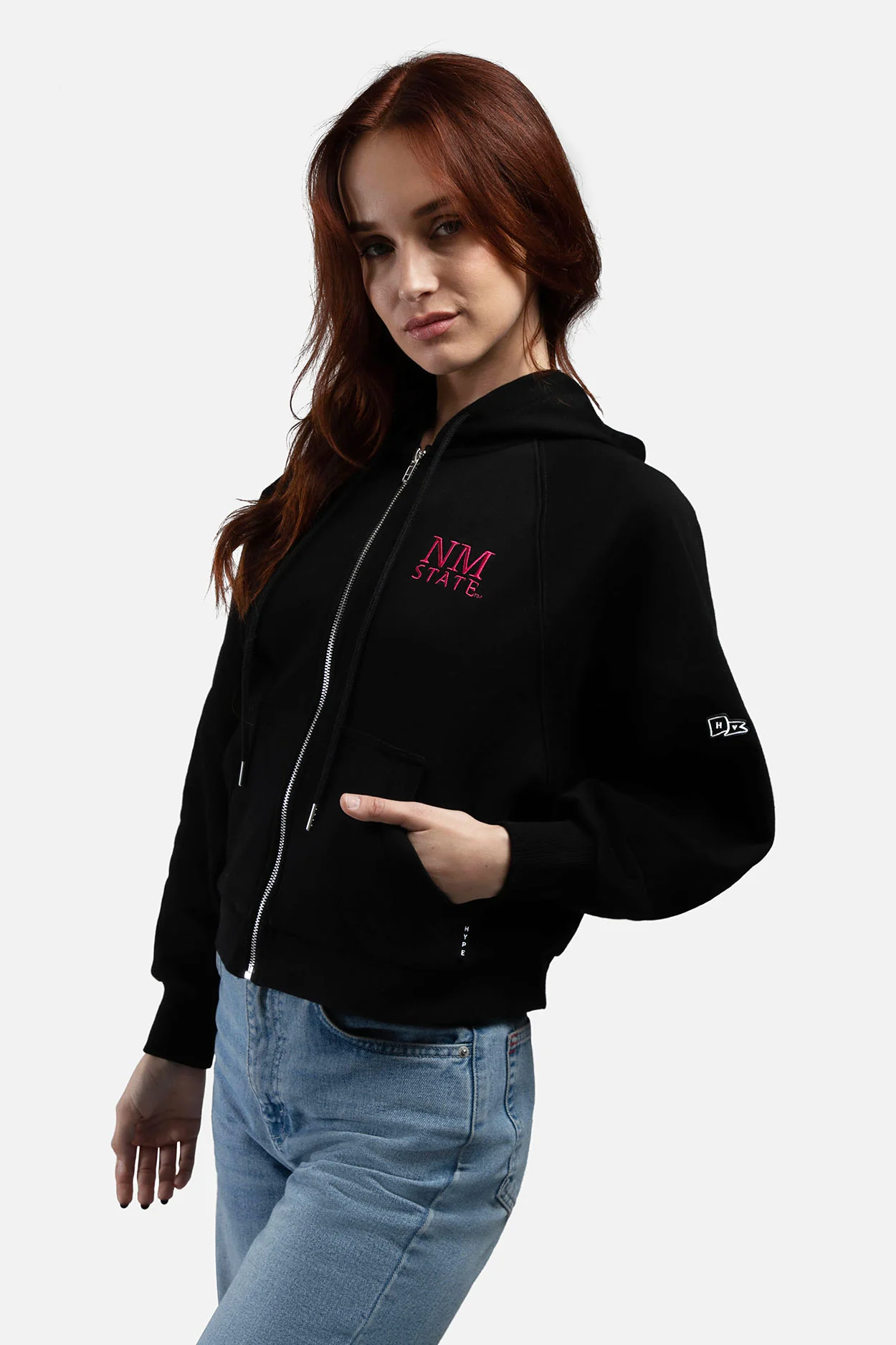 New Mexico State Raglan Zip Up - Image 2