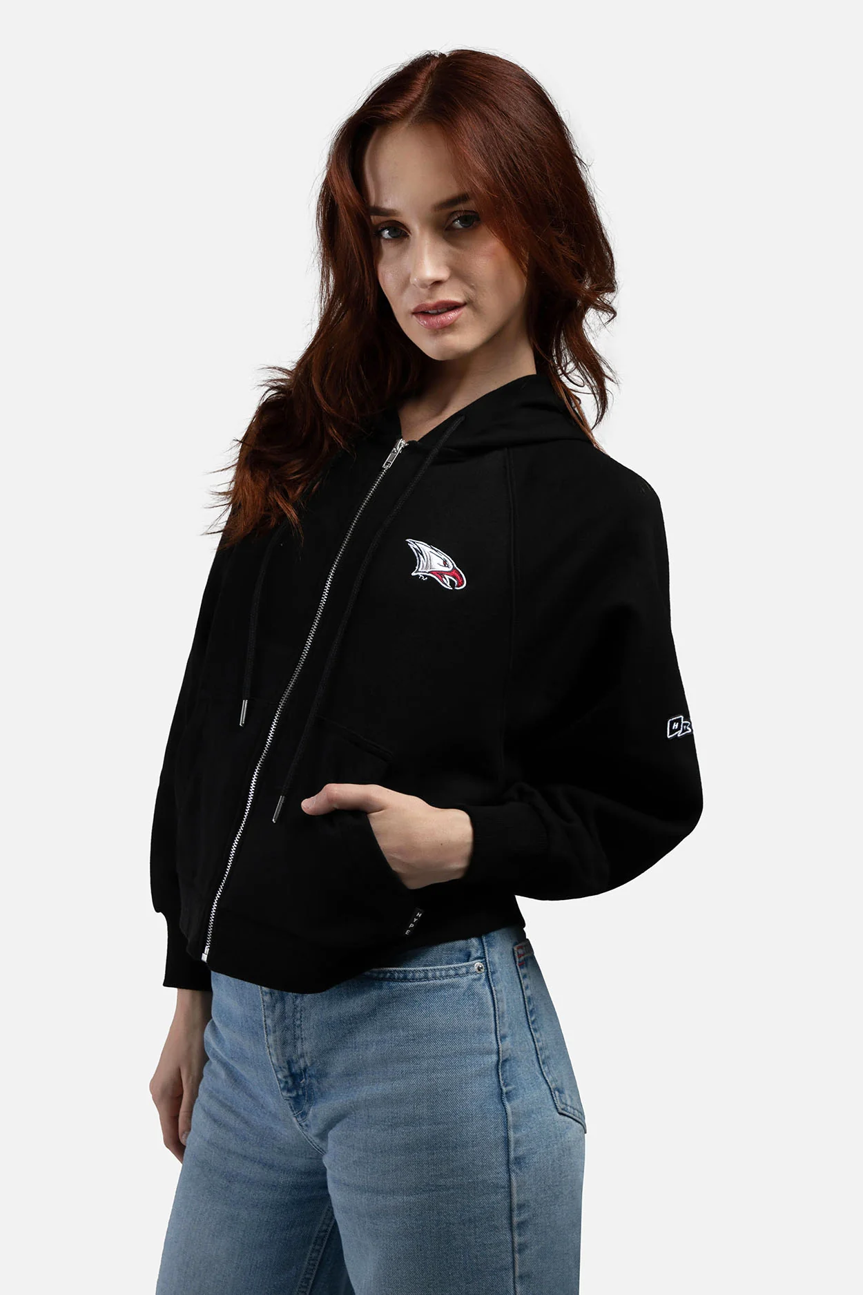 North Carolina Central Raglan Zip Up - Image 2