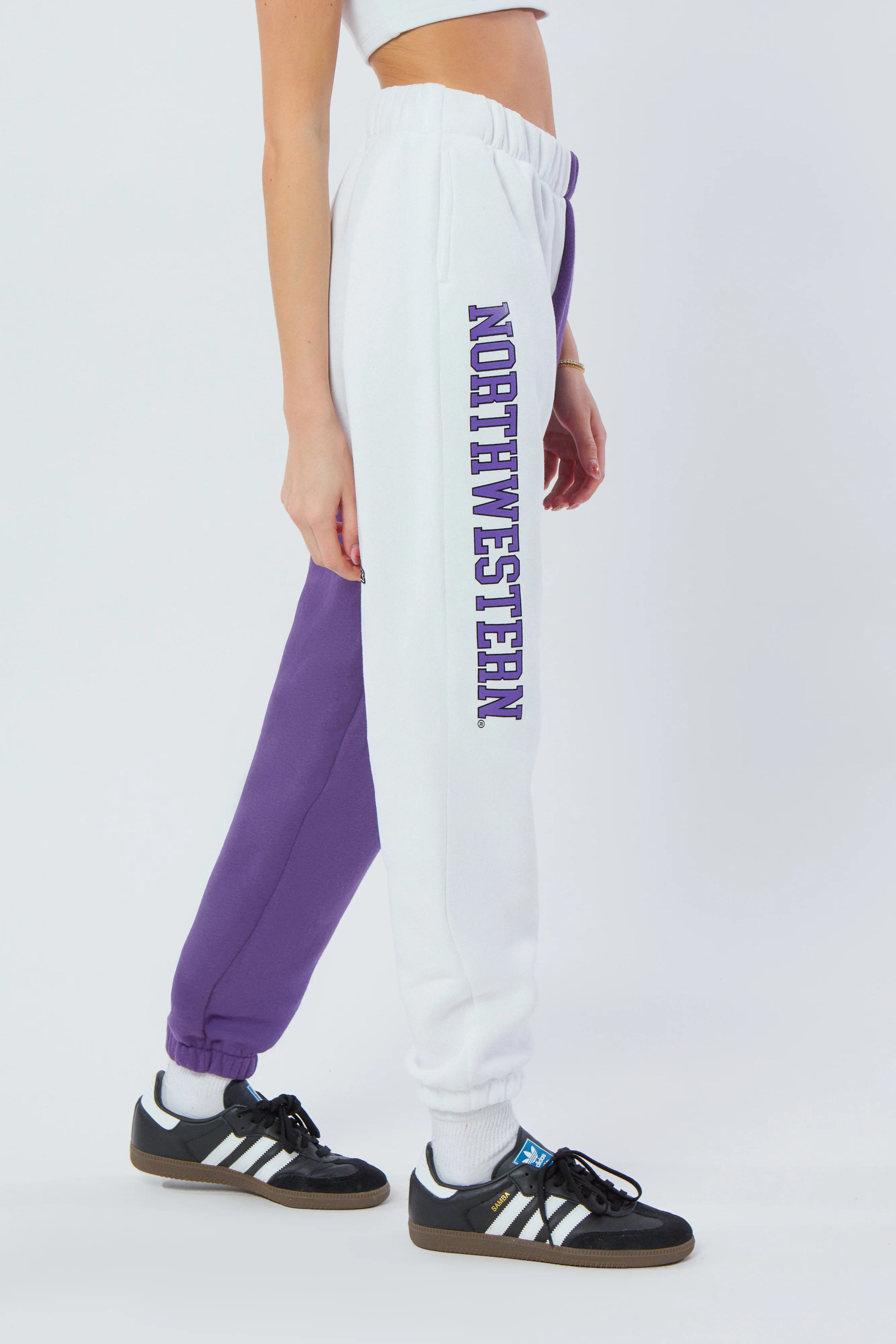 Northwestern Color-Block Sweats - Image 3