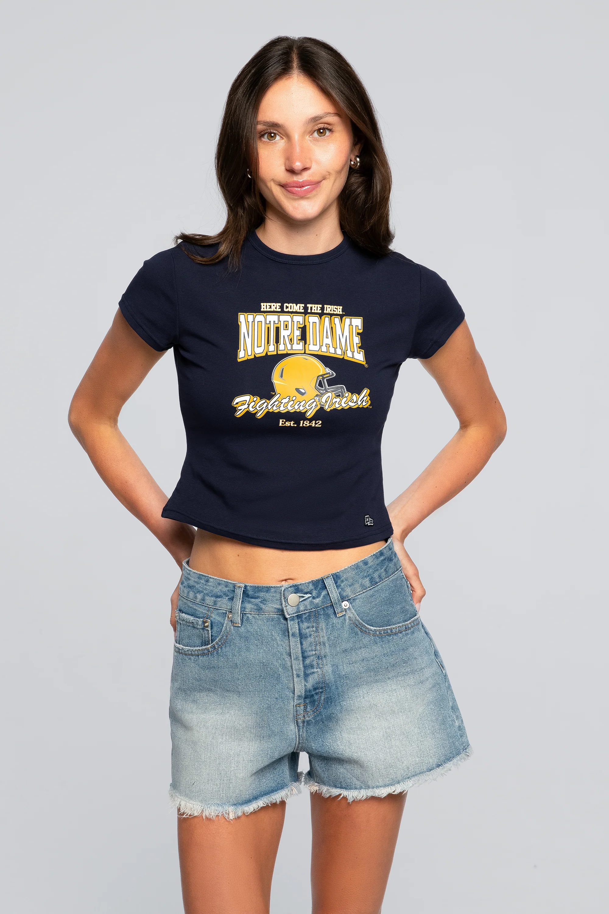 Notre Dame Vintage Baby Tee