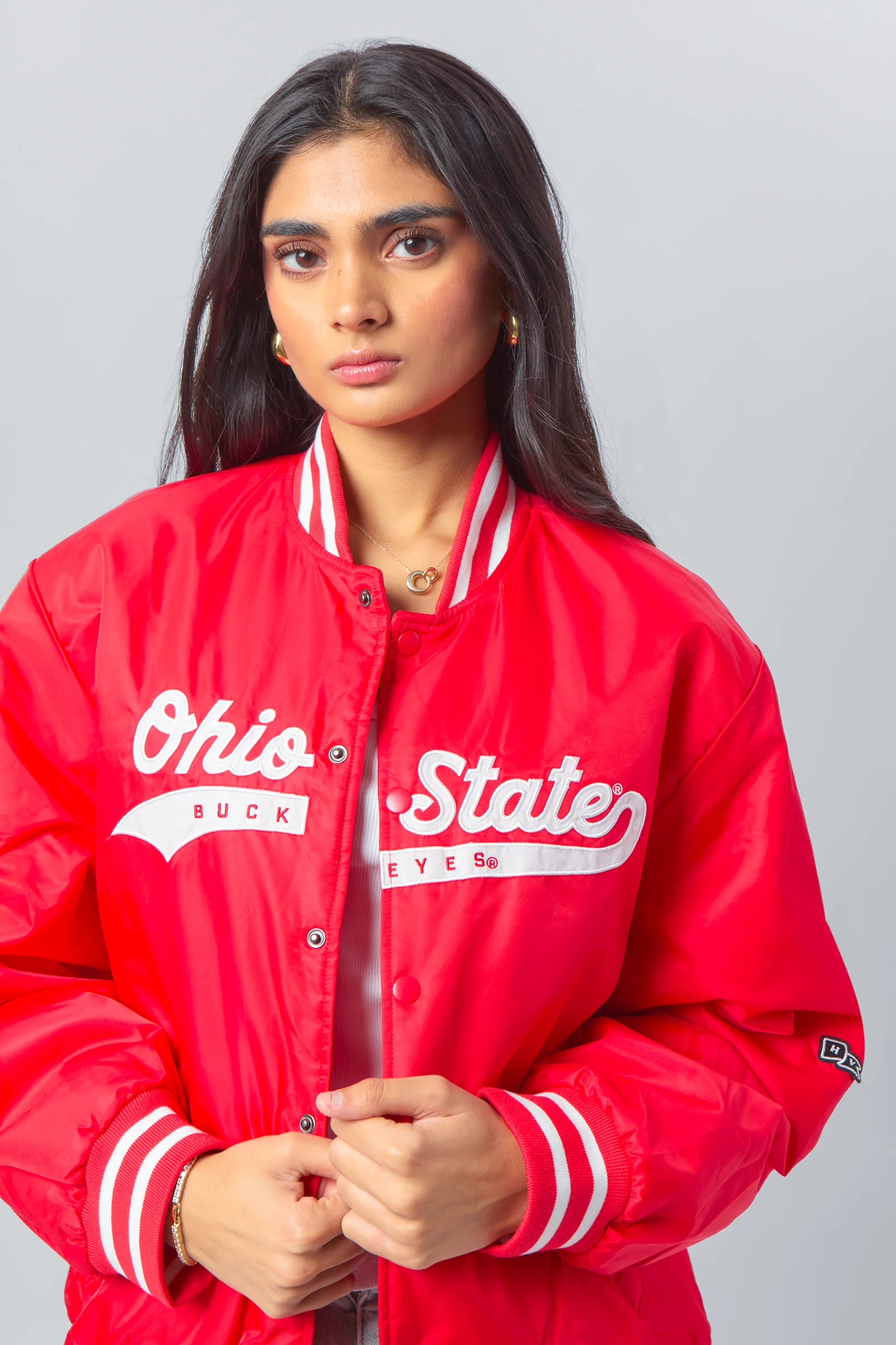 Ohio State A-Game Varsity Jacket - Image 2