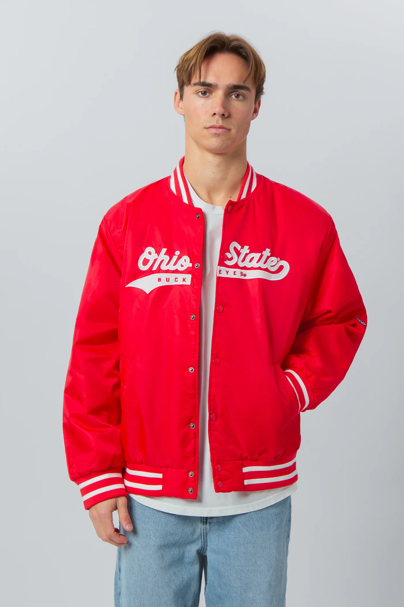 Ohio State A-Game Varsity Jacket - Image 3