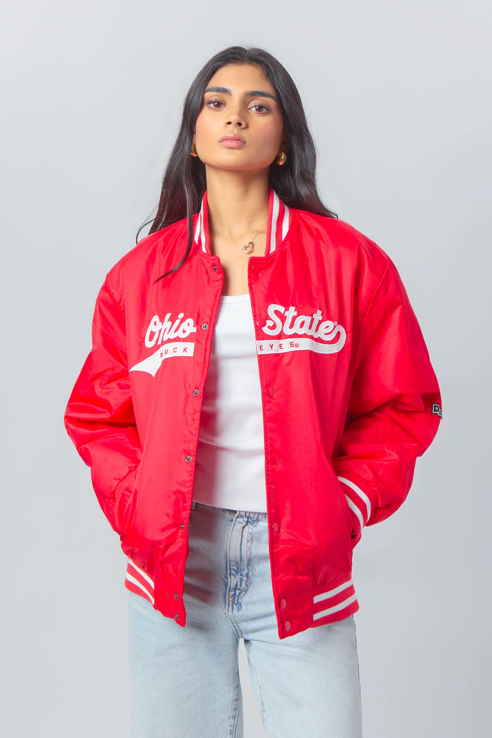 Ohio State A-Game Varsity Jacket - Image 4