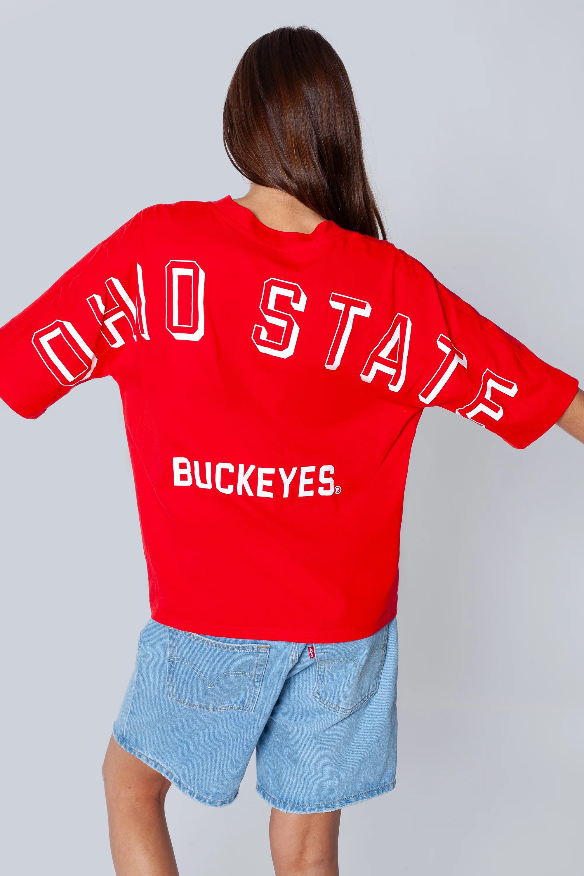 Ohio State University Football Oversized T-shirt