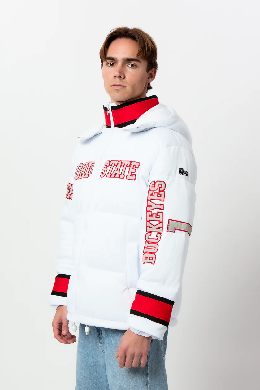 Ohio State Jersey Puffer Jacket - Image 10