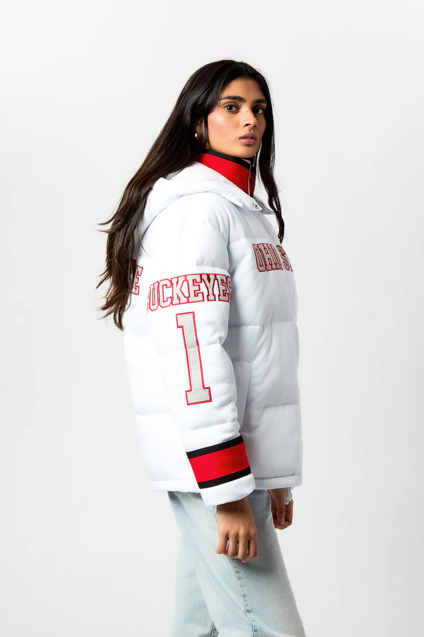Ohio State Jersey Puffer Jacket - Image 15
