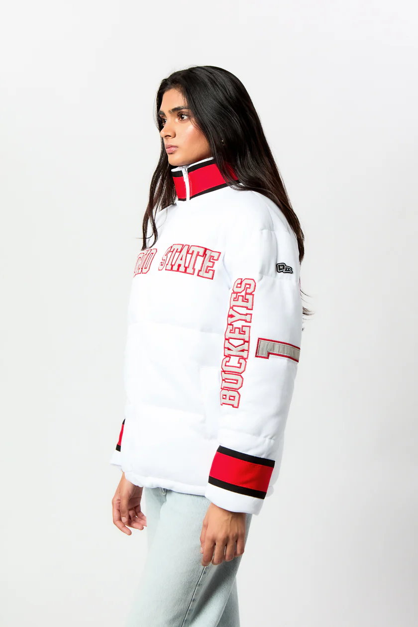 Ohio State Jersey Puffer Jacket - Image 16
