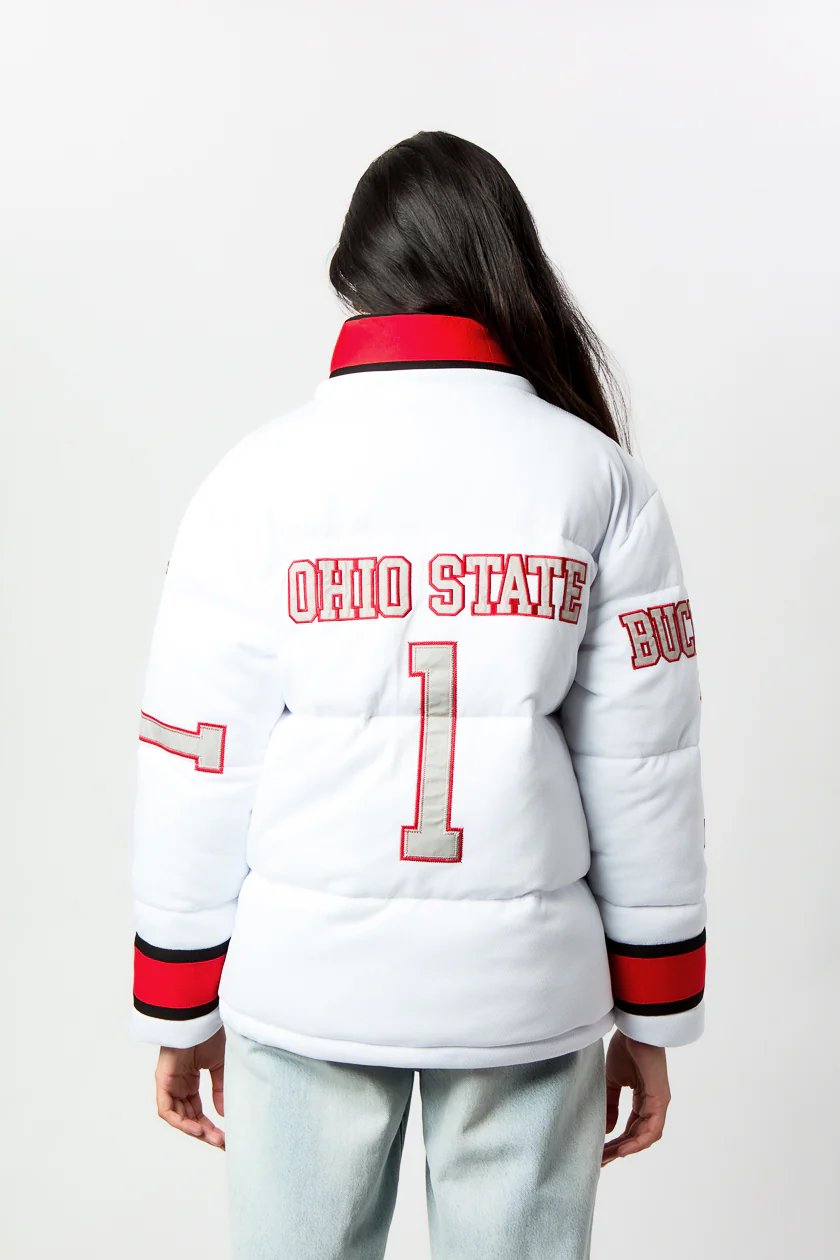 Ohio State Jersey Puffer Jacket - Image 17