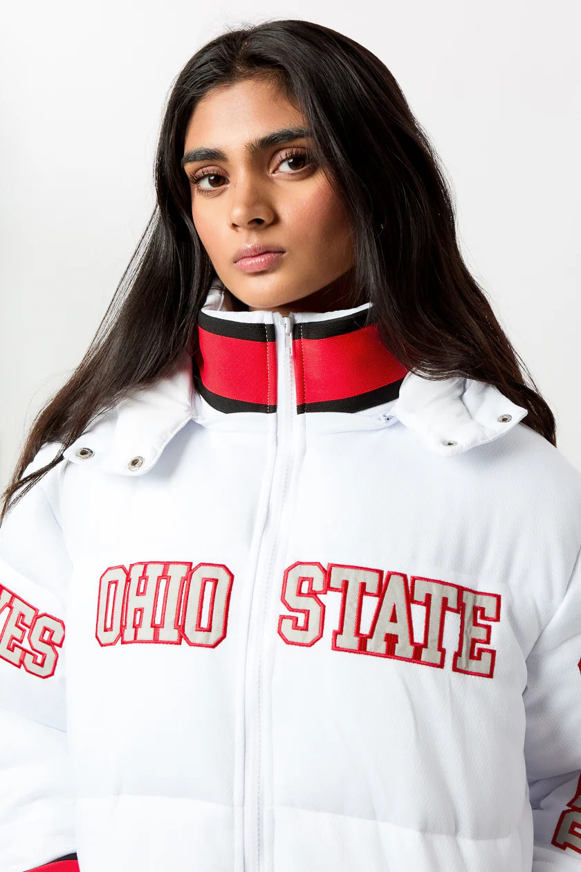 Ohio State Jersey Puffer Jacket - Image 2