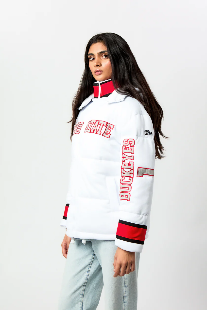 Ohio State Jersey Puffer Jacket - Image 3
