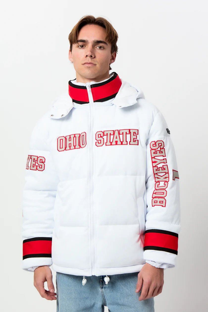 Ohio State Jersey Puffer Jacket - Image 8