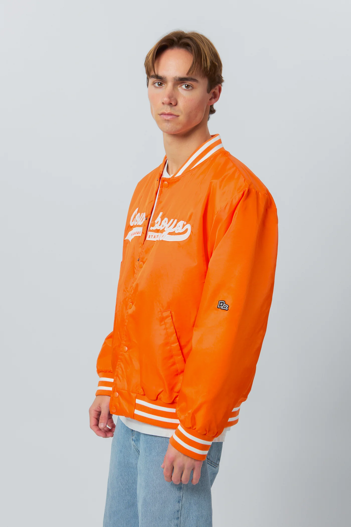 Oklahoma State A-Game Varsity Jacket - Image 8