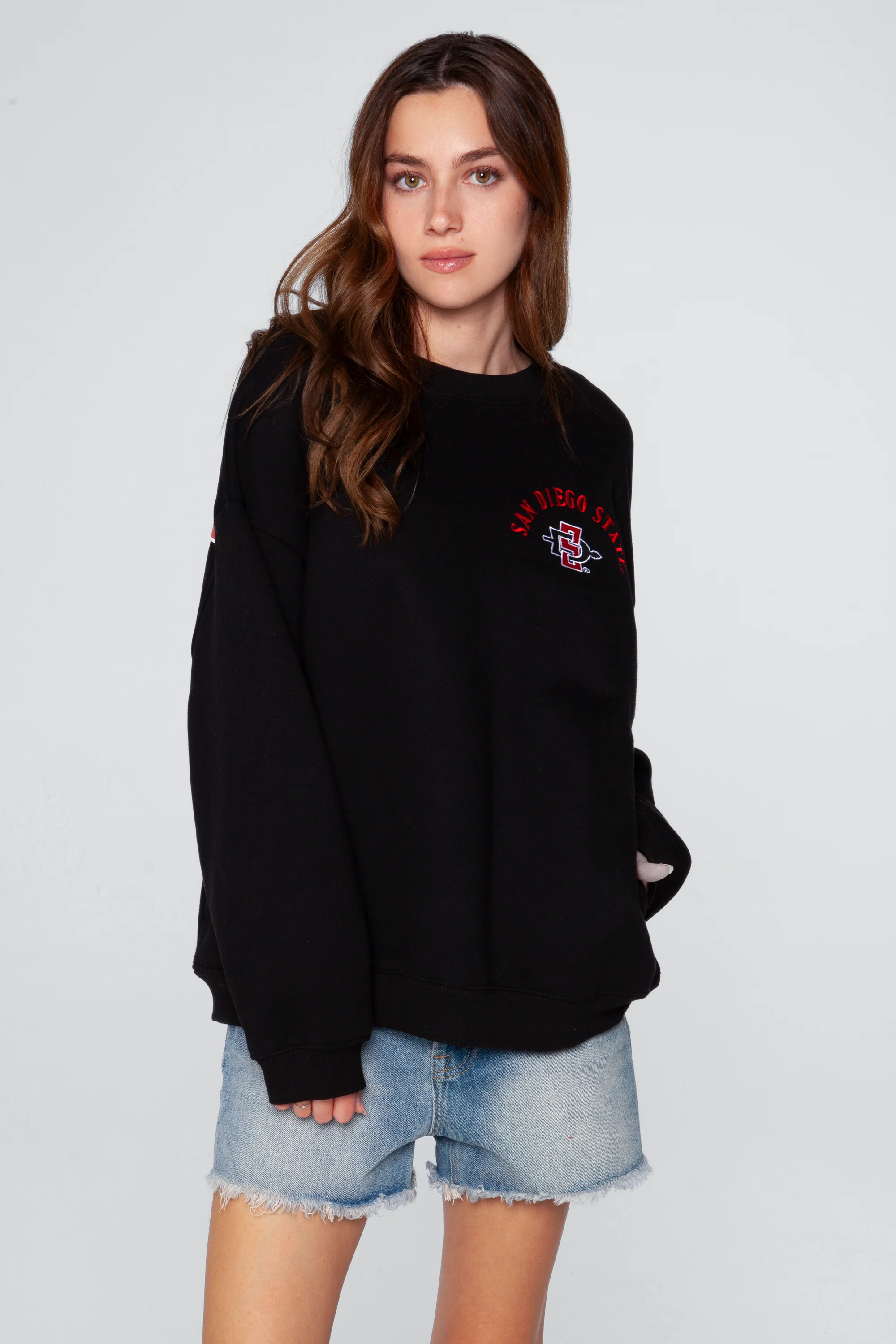 SDSU Oversized Crewneck - Image 2