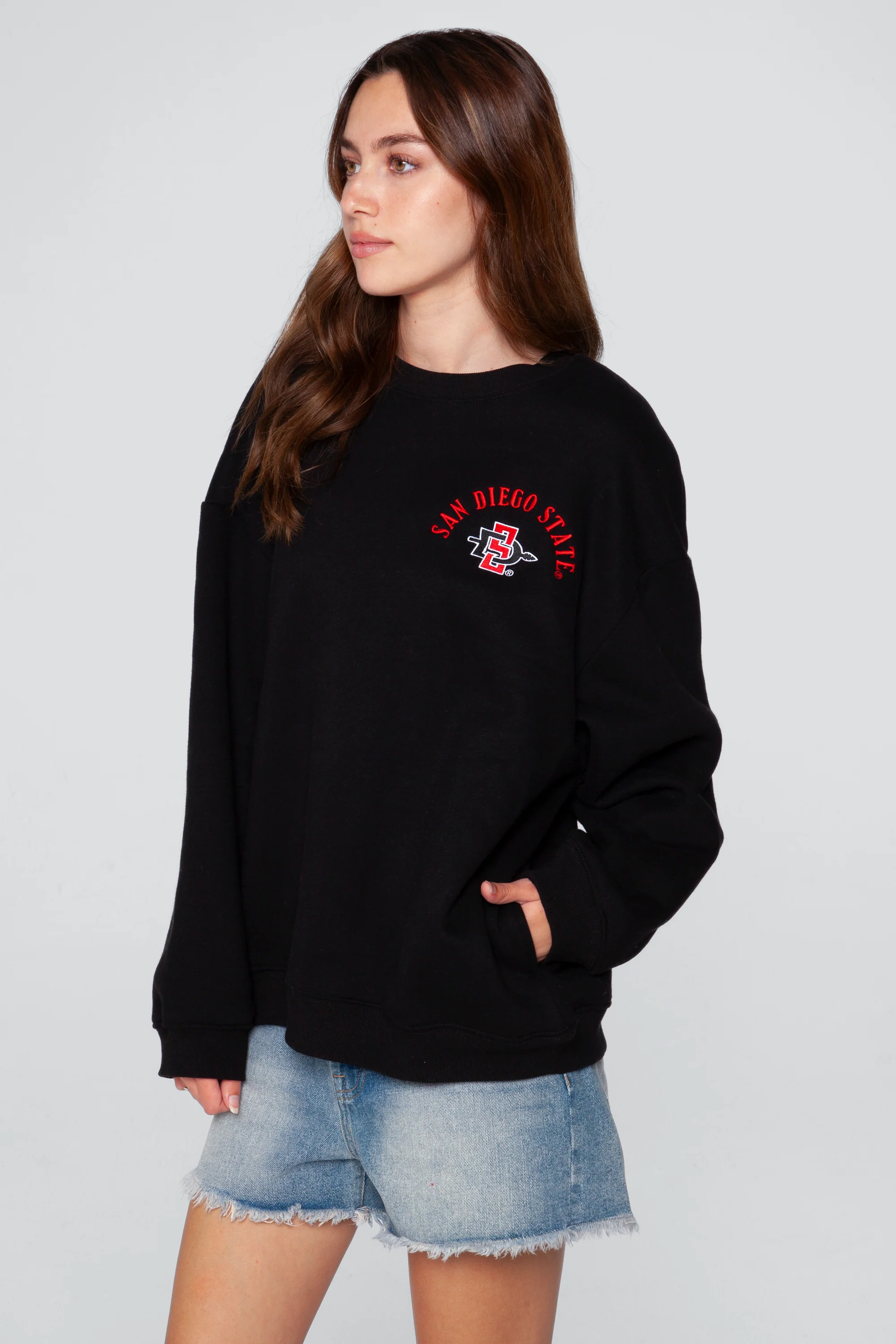 SDSU Oversized Crewneck - Image 3