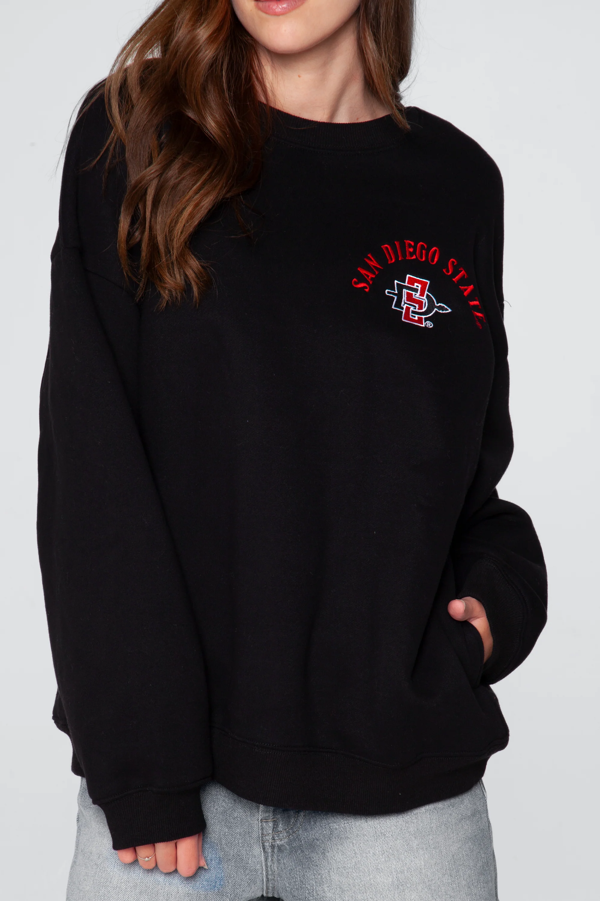 SDSU Oversized Crewneck - Image 4